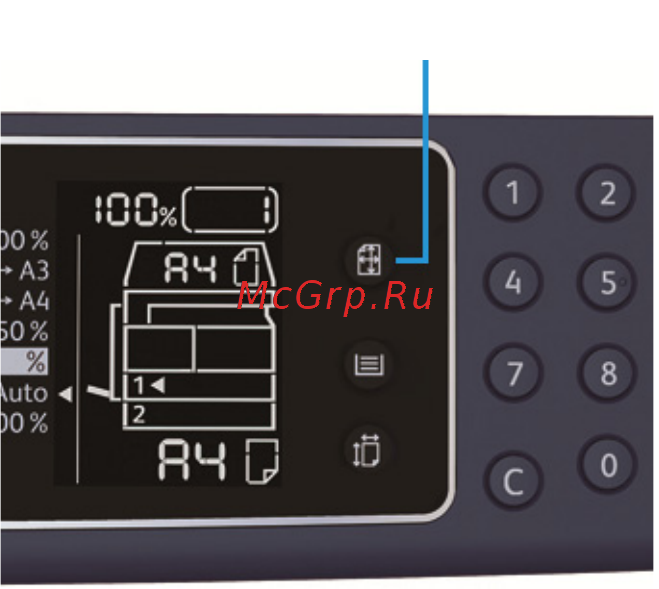 Xerox WorkCentre 5021/B [80/188] При использовании податчика оригиналов
