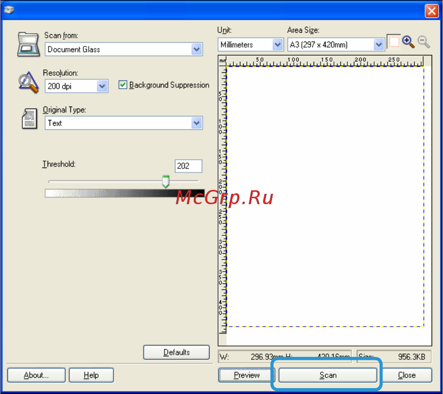 Xerox WorkCentre 5021/B [96/188] Загрузка данных сканирования с помощью приложения на пк