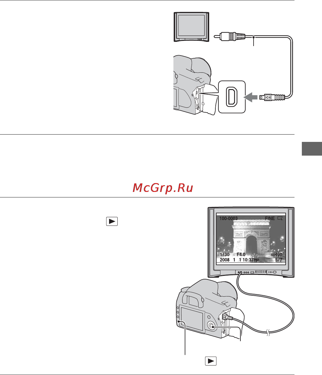 Sony DSLR-A200K 18-70 Black + DPP-FP75 White [119/183] Просмотр изображений на экране телевизора