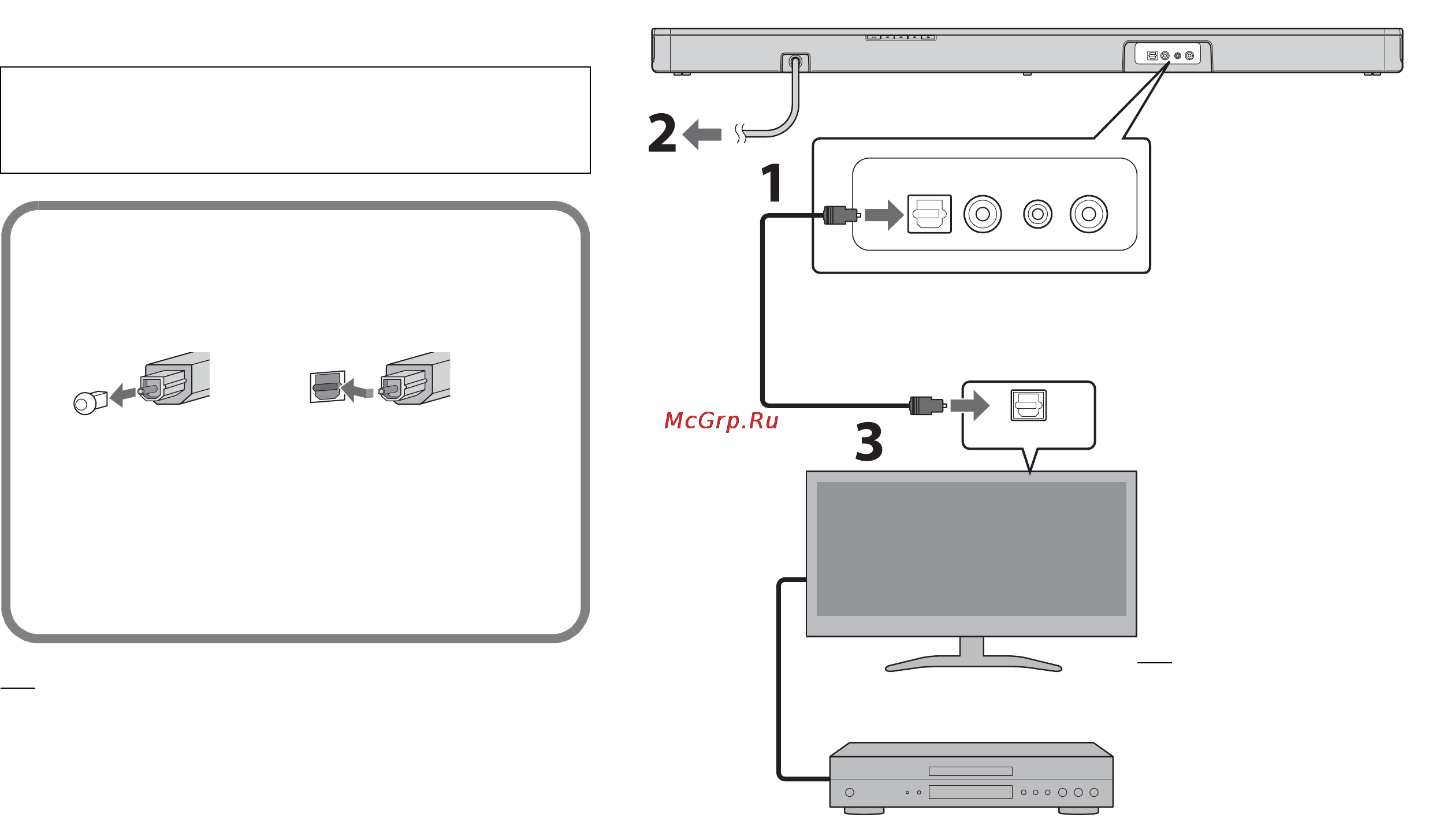Yamaha YAS-105 Black [48/167] Schließen sie das netzkabel der soundbar an eine netzsteckdose an