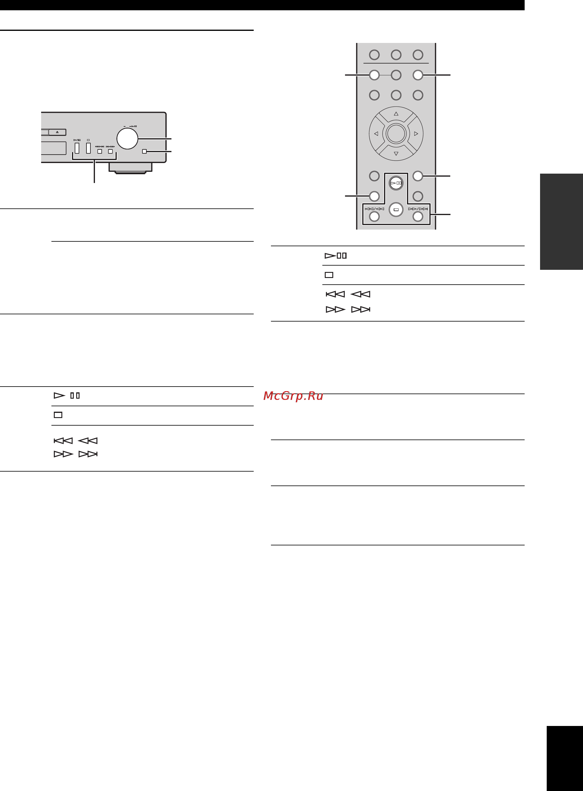 Yamaha CD-N301 Silver [21/302] When playback starts use the following controls to operate desired functions