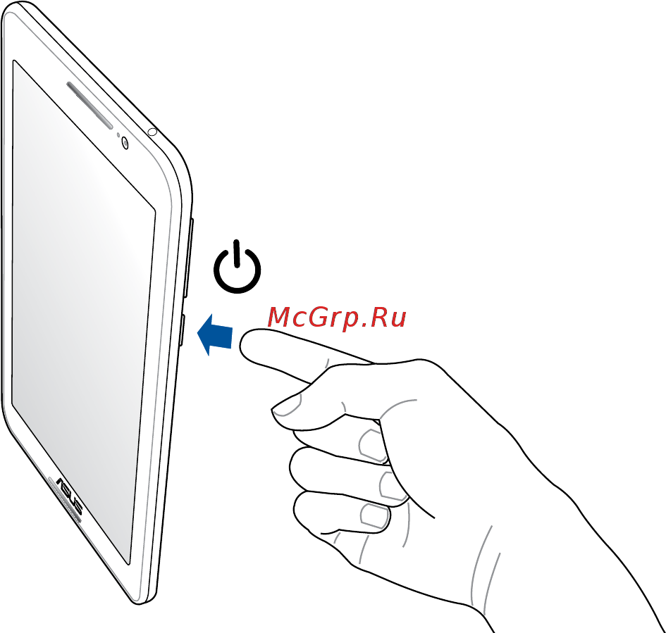 Asus ZenPad S 8.0 Z580CA,  90NP01M2-M01290 [15/144] Turning your asus tablet on or off