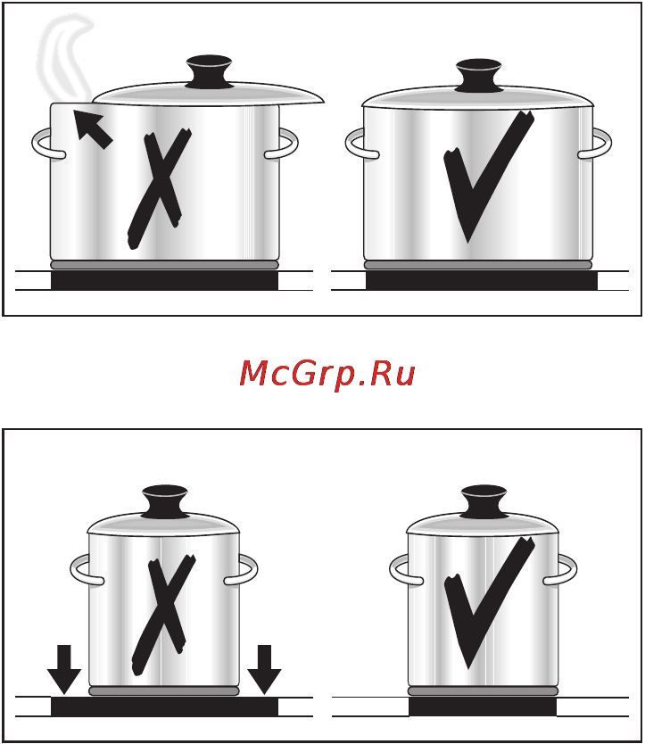 Zanussi ZKT621 LX [10/20] Советы по проведению варки и жарки