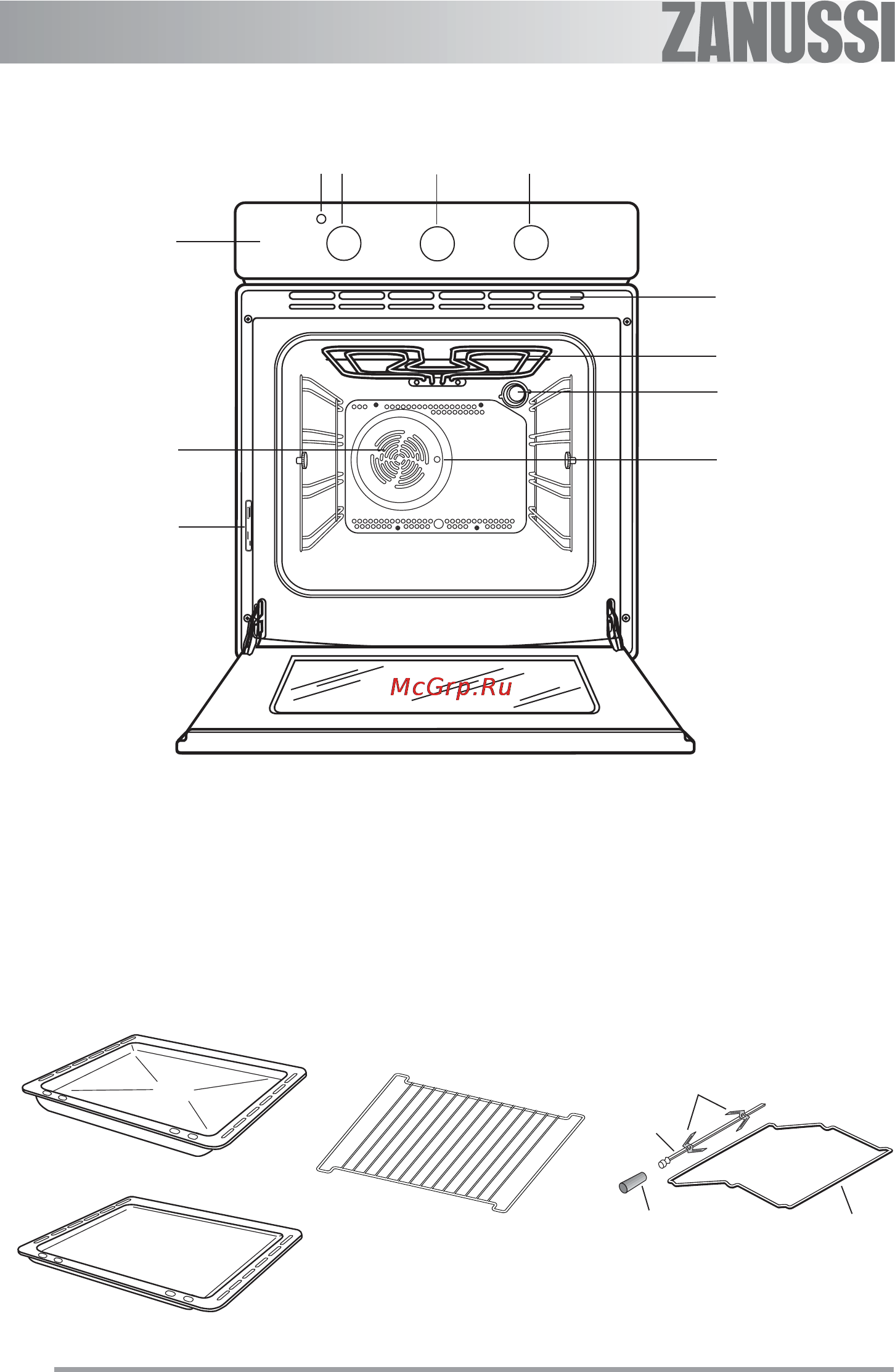 Zanussi ZOB 181 CC [6/30] Описание изделия