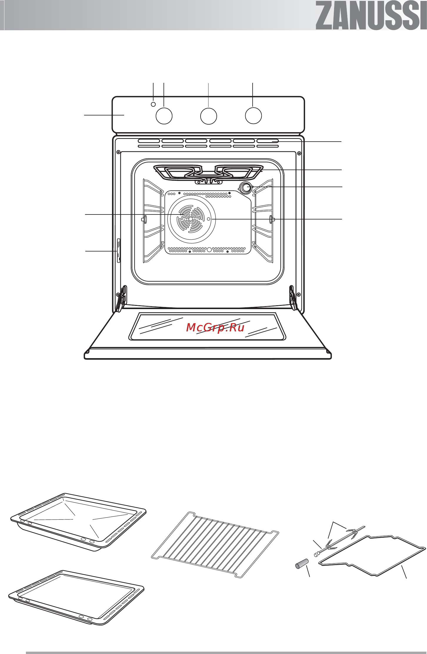 Zanussi ZOB 182 CC [6/32] Описание изделия