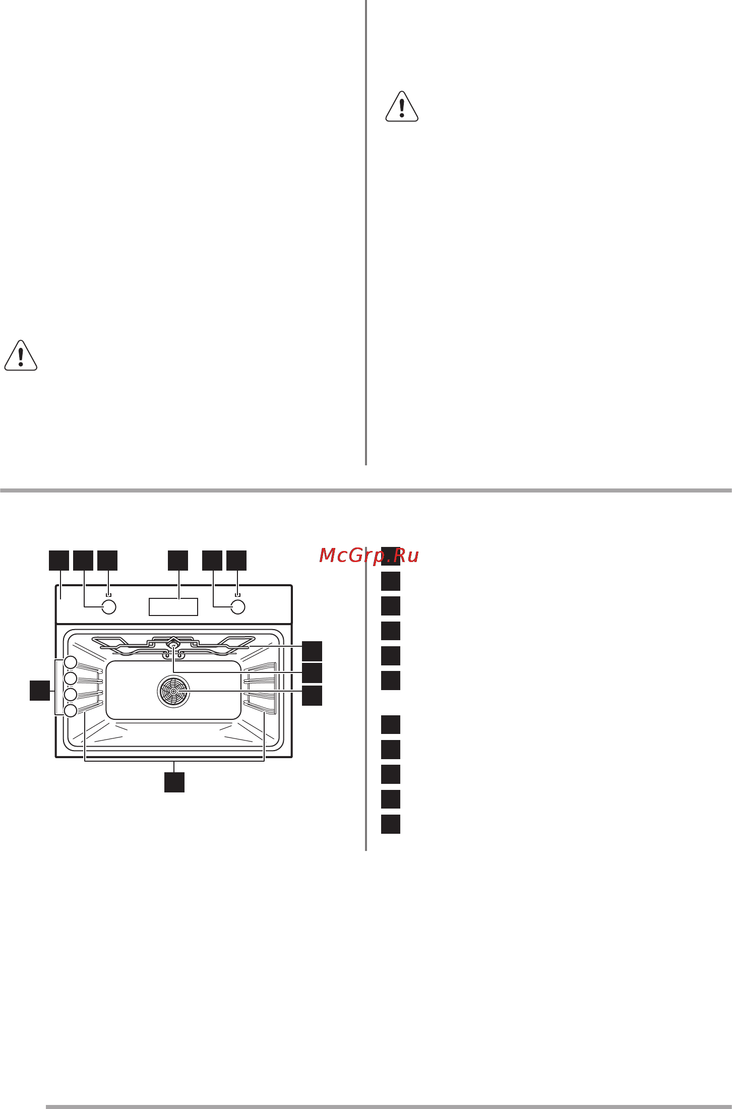Zanussi ZOK37901XB [6/32] Внутреннее освещение