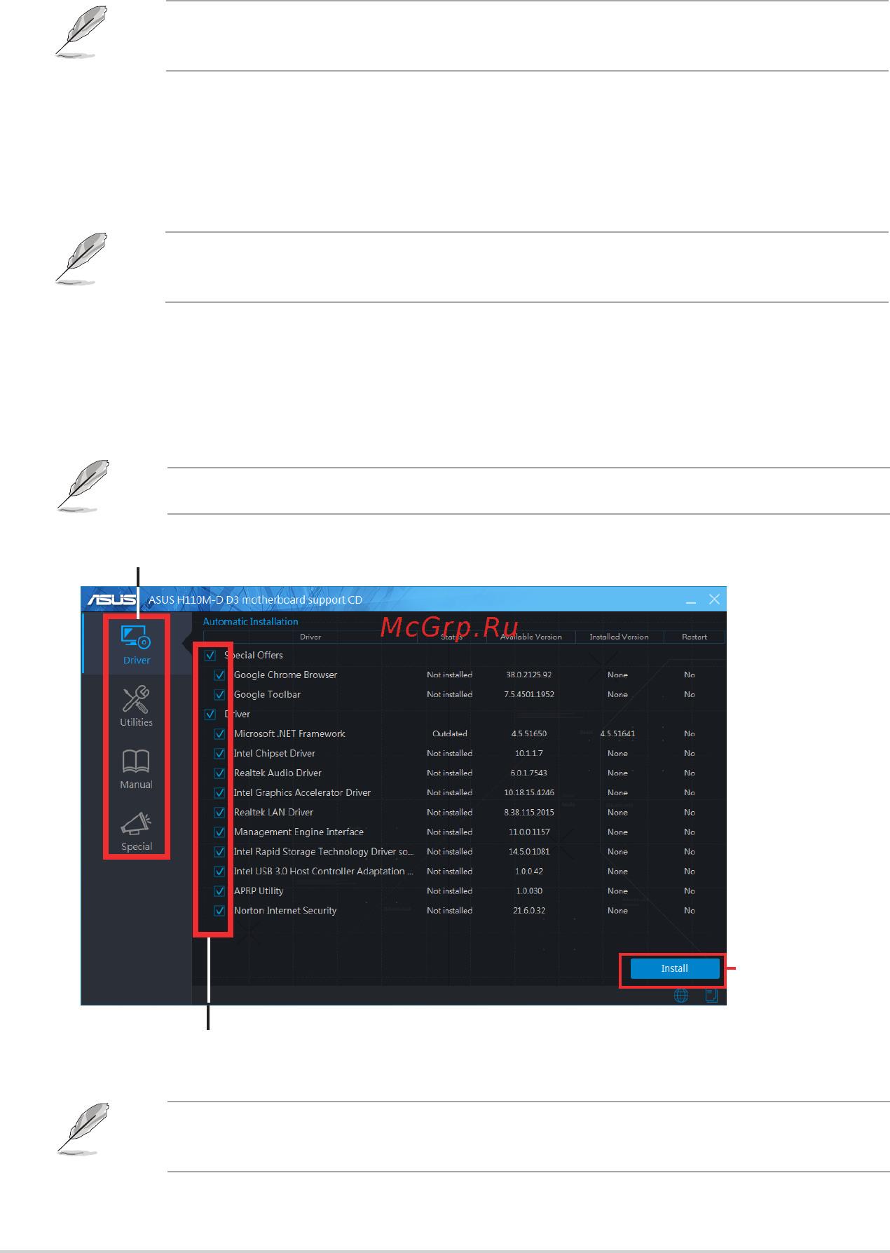 Asus h110m-d d3 [28/51] Software support