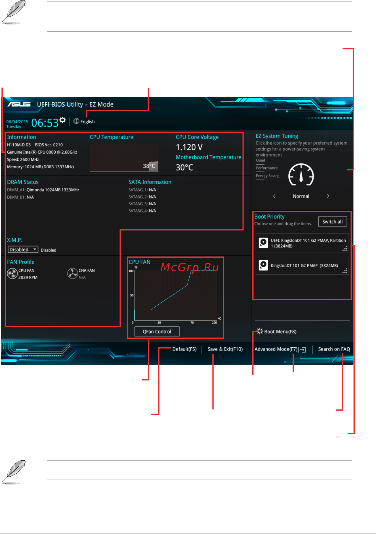 Asus h110m-d d3 [35/51] Ez mode