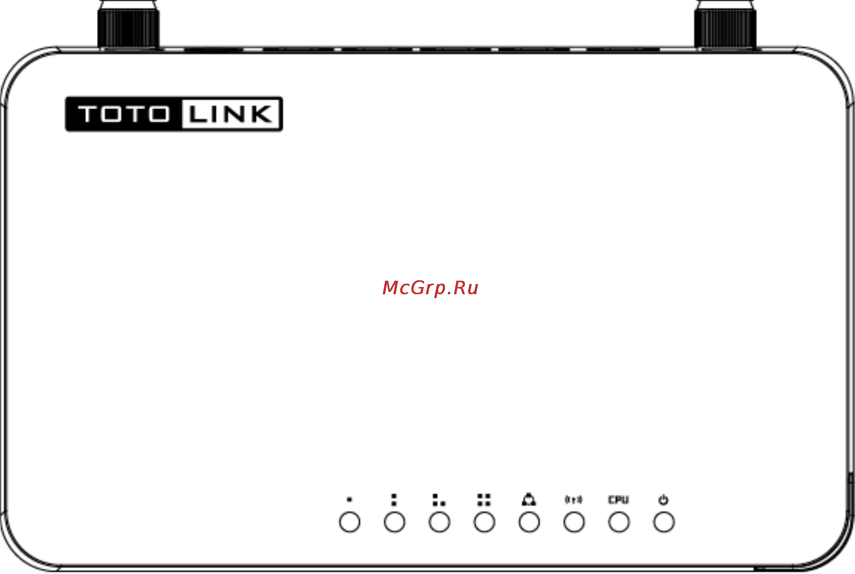 TOTOLINK N300RT [5/66] Передняя панель