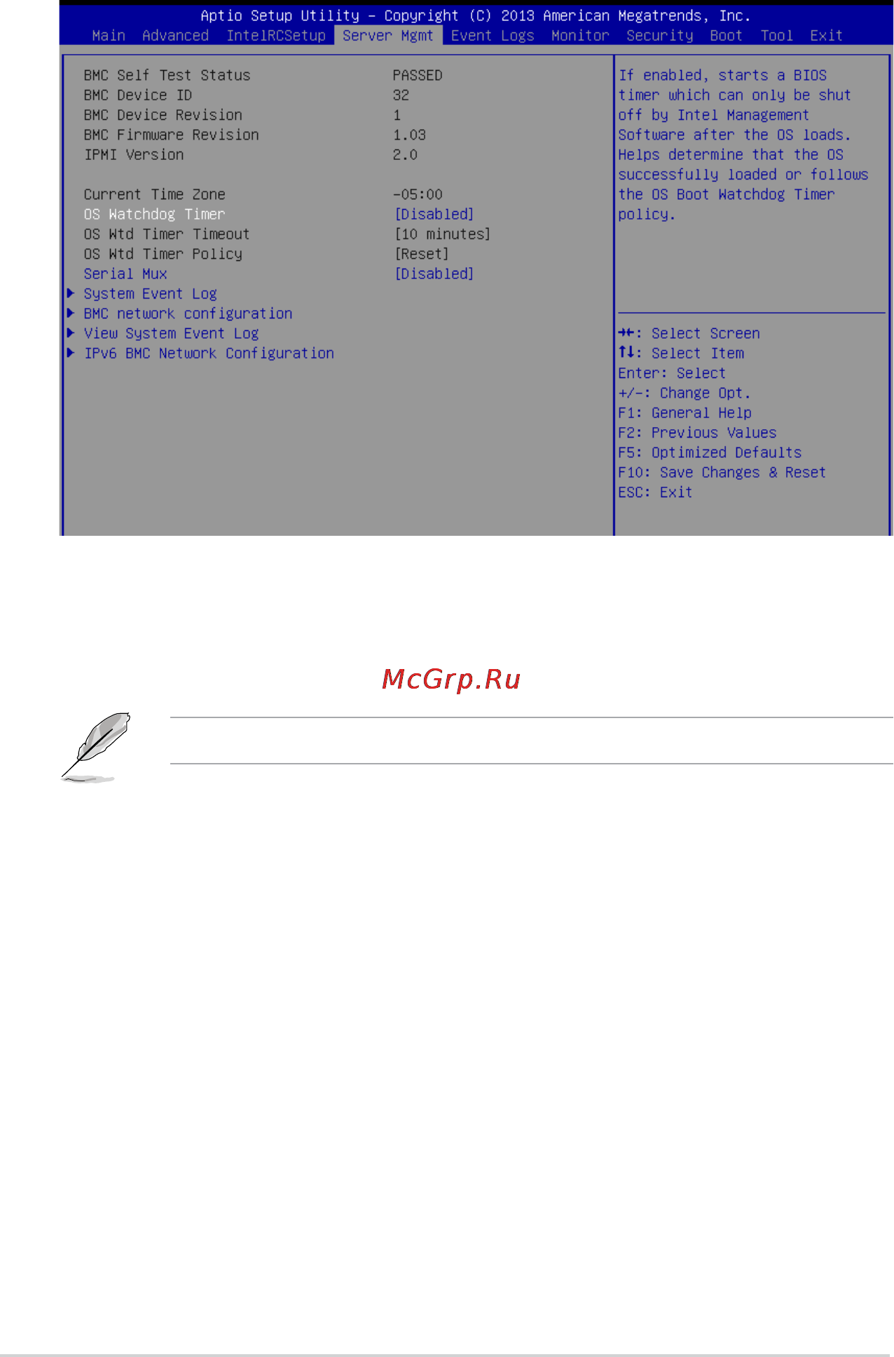 Asus z10pe-d16/4l [104/192] Server mgmt menu