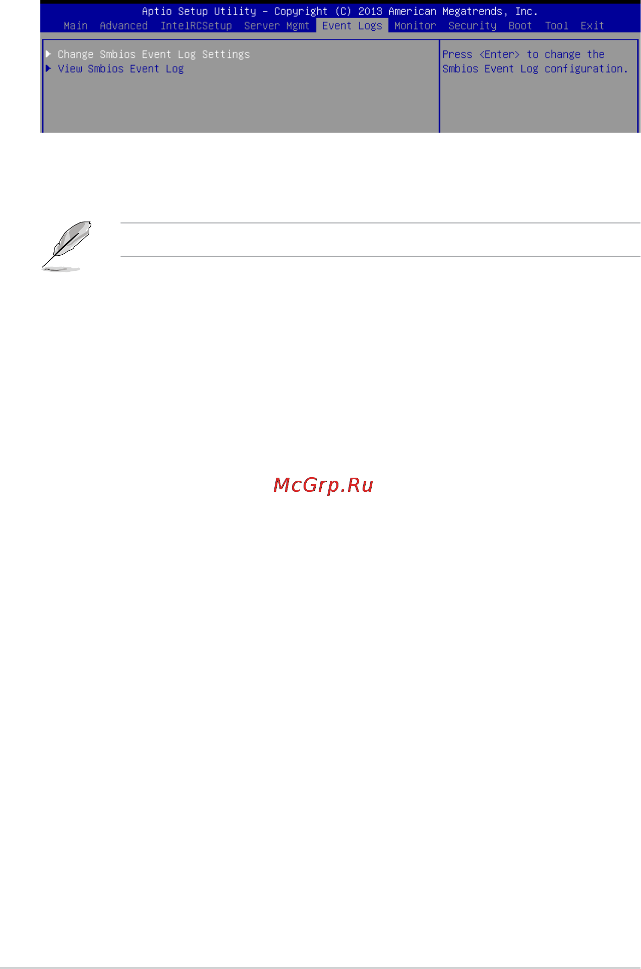 Asus z10pe-d16/4l [108/192] Event logs menu