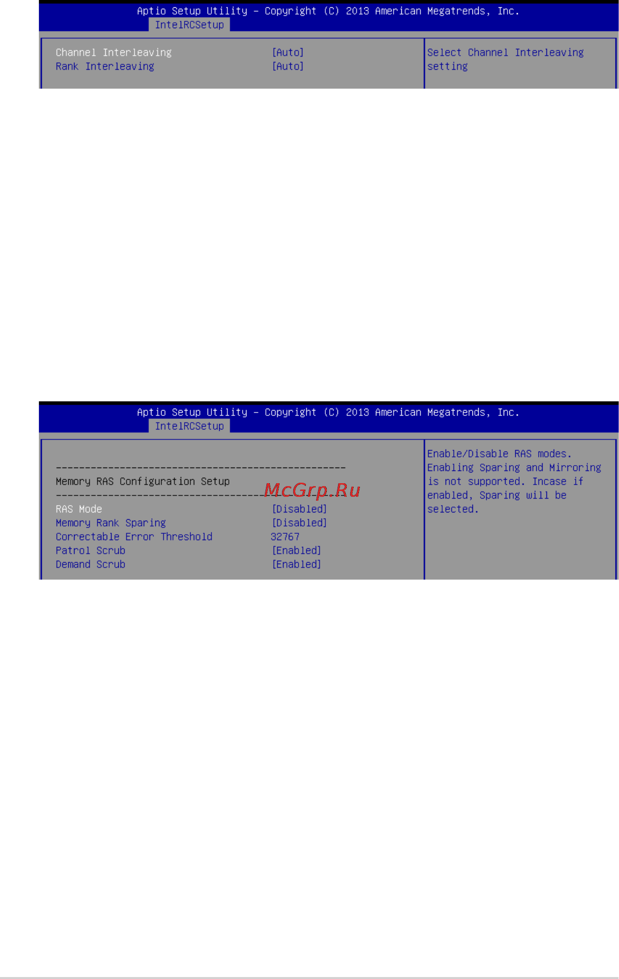 Asus rs500-e8-ps4 [102/194] Memory ras configuration