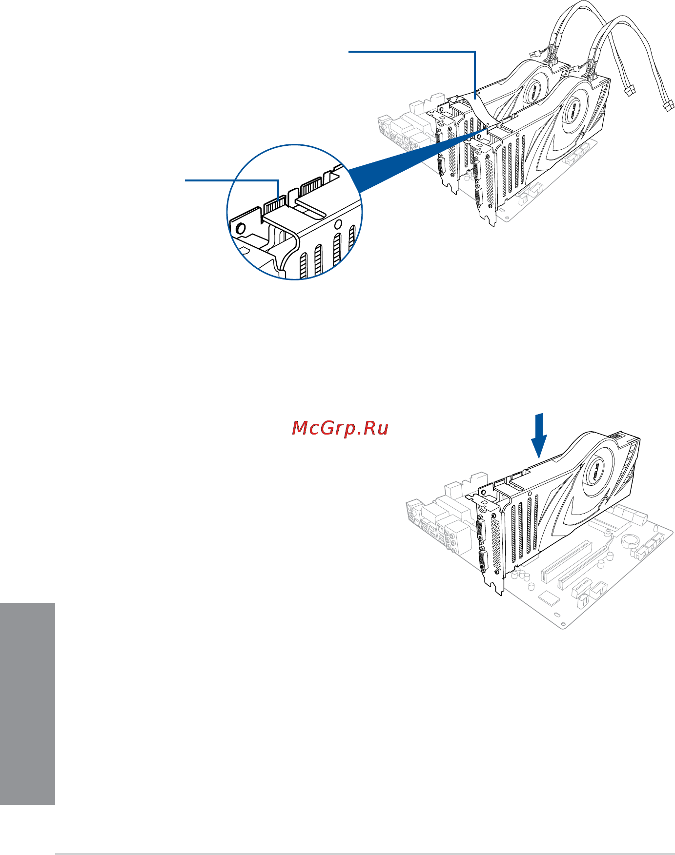 Asus x99-e ws/usb 3.1 [178/190] Installing three sli ready graphics cards