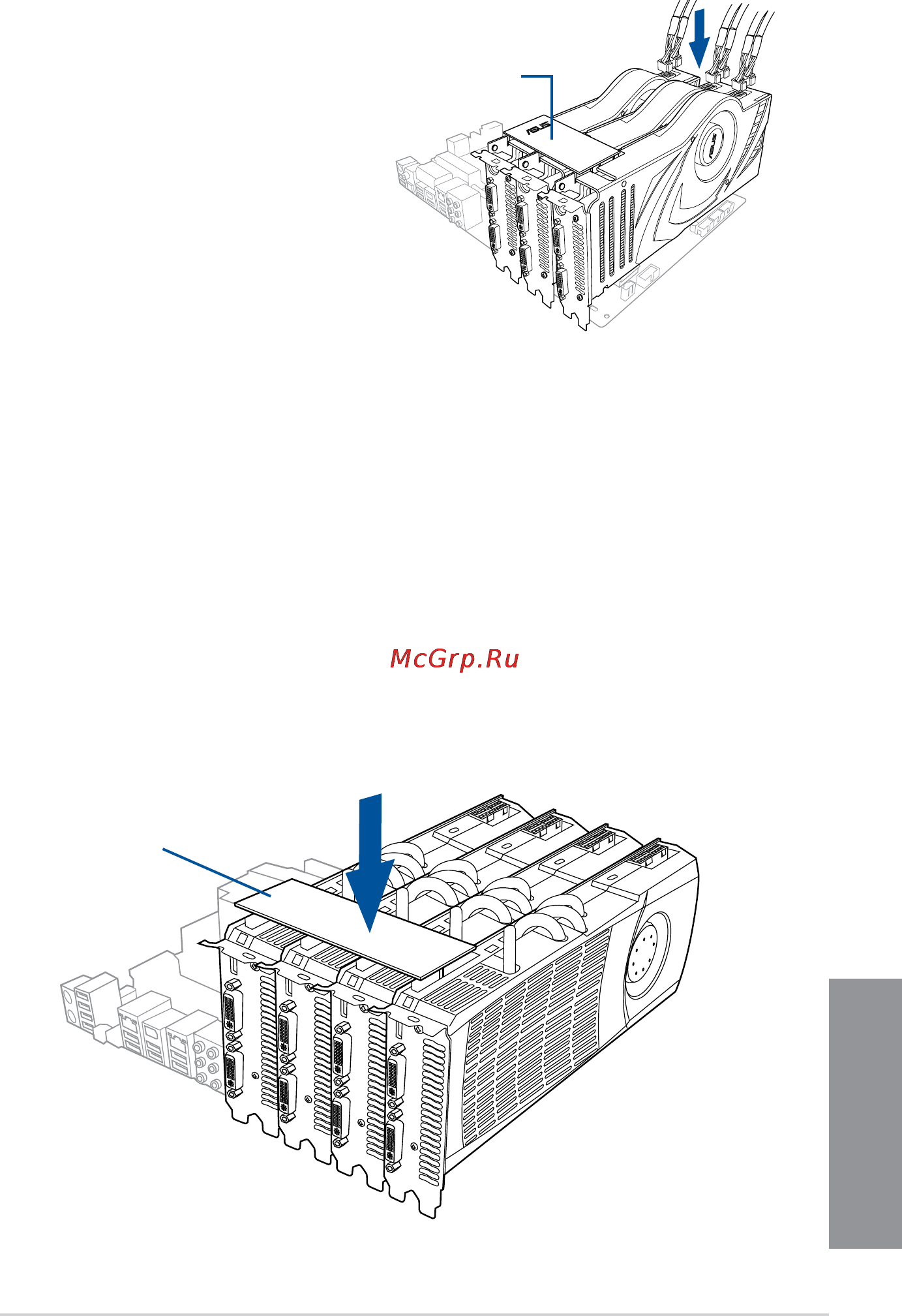 Asus x99-e ws/usb 3.1 [179/190] Installing four sli ready graphics cards