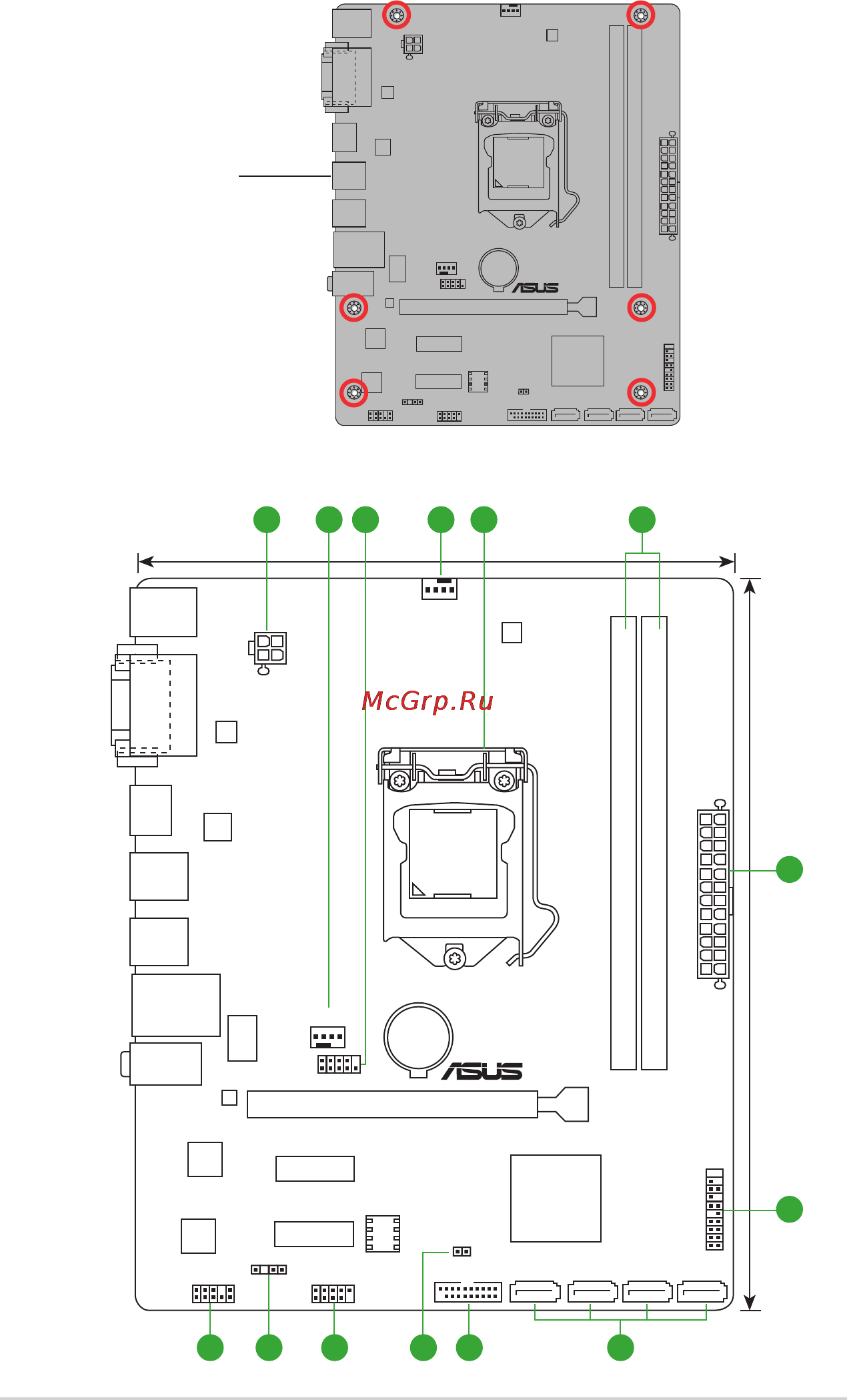 Asus h110m-a [12/55] Motherboard layout