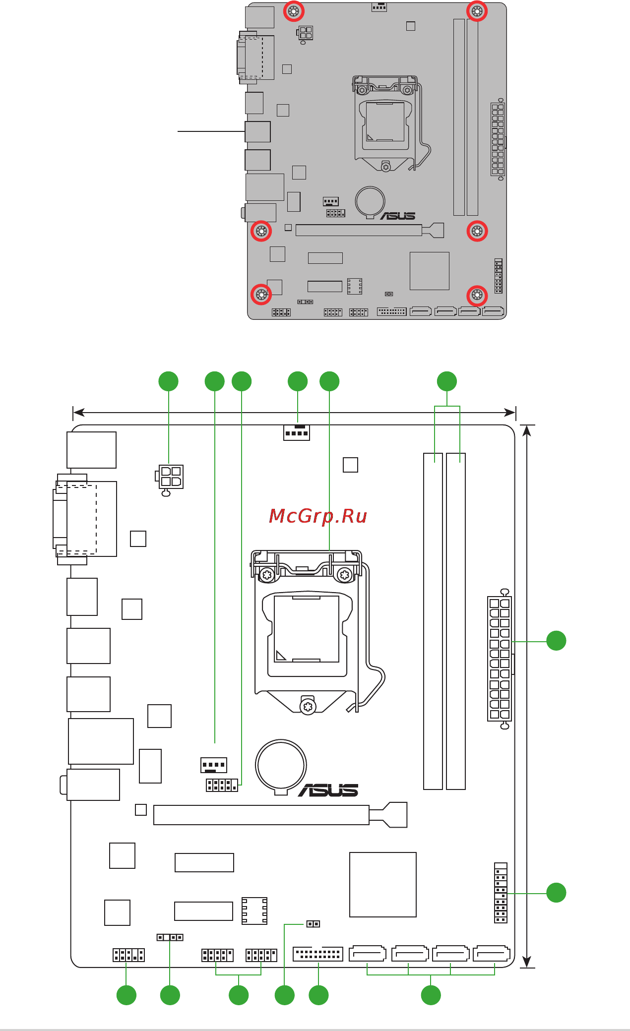 Asus h110m-plus d3 [12/55] Motherboard layout