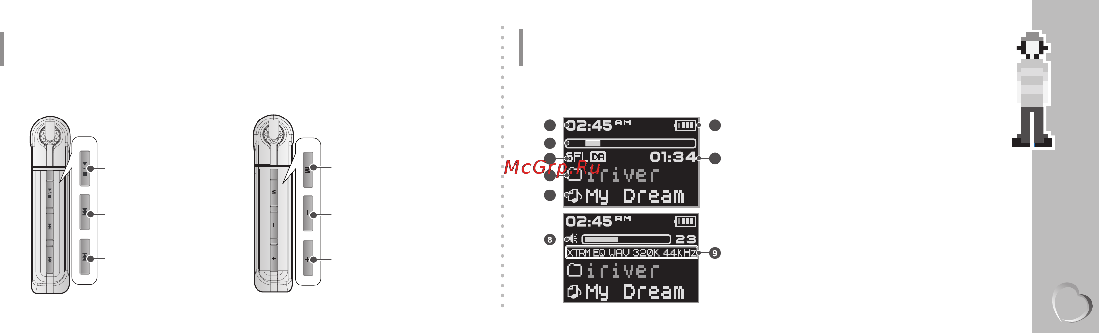 Iriver N 10(256Mb) [11/92] Жидкокристаллический дисплей