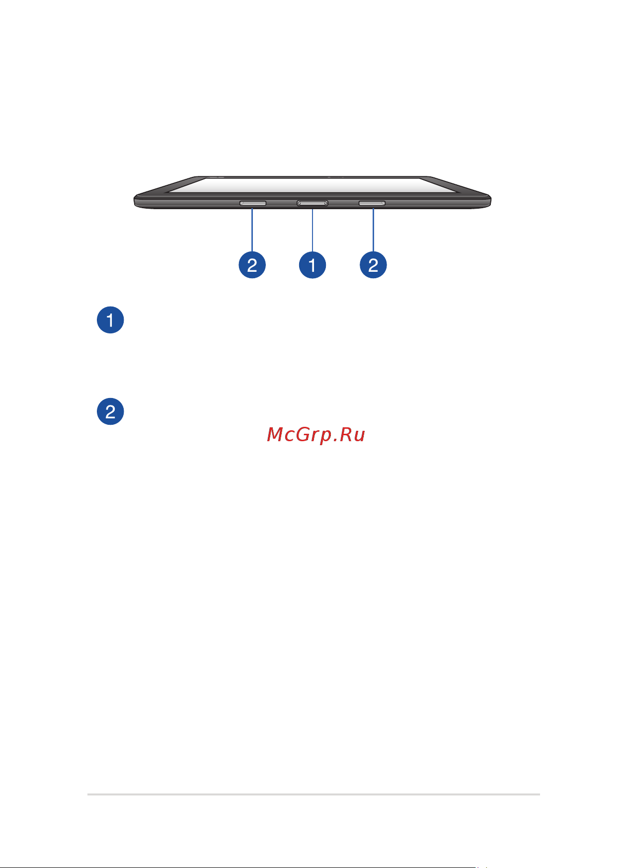 Asus Transformer Book T100HA 32Gb,  90NB0748-M04050 [21/106] Нижняя сторона
