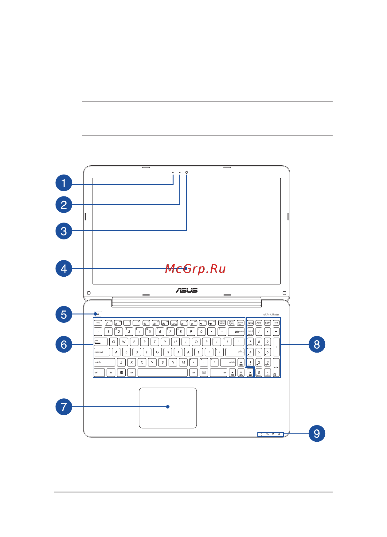 Asus x555yi, 90nb09c8-m01520 [14/129] Знакомство с ноутбуком