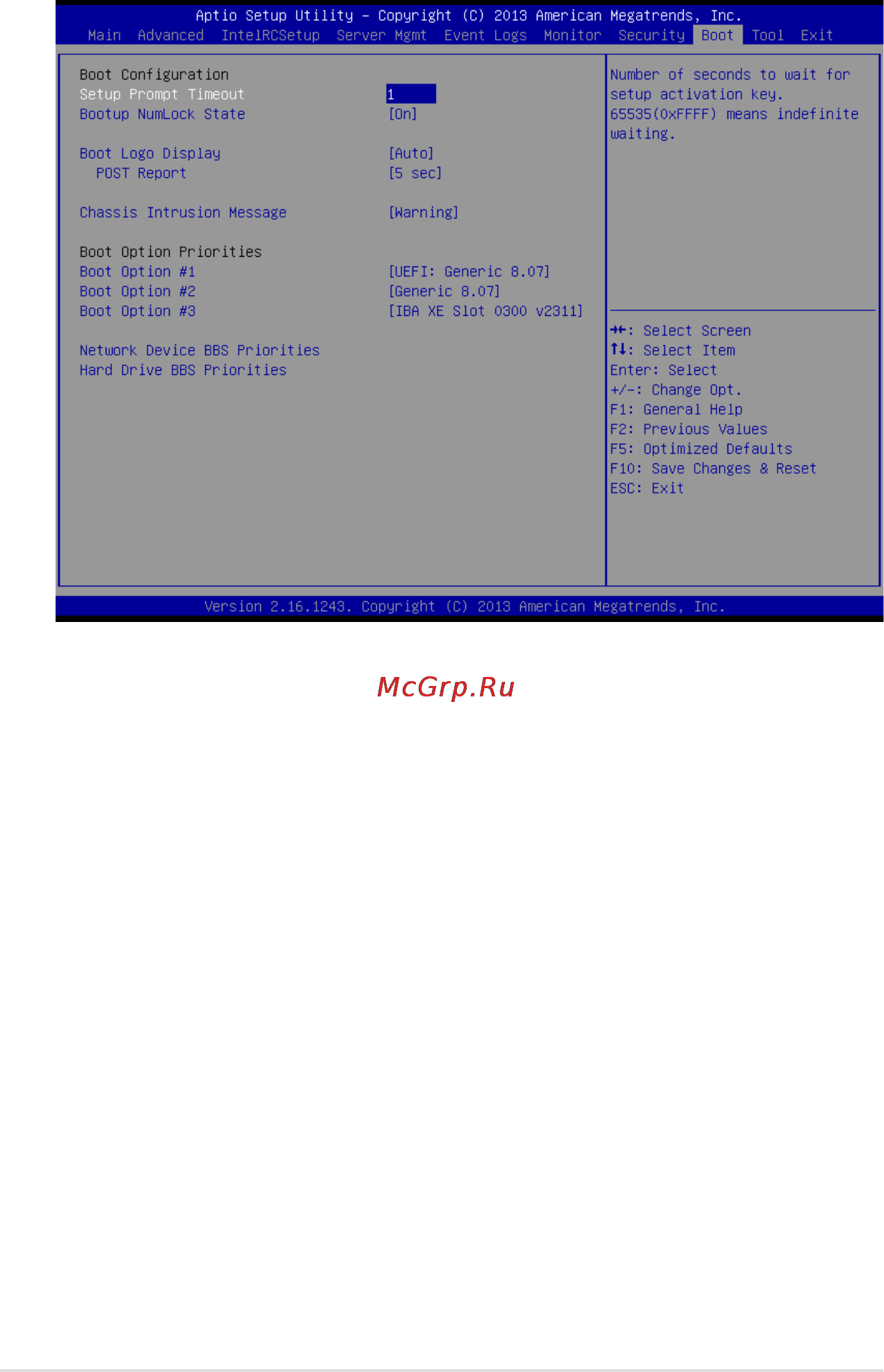 Asus rs500-e8-ps4 v2 [124/198] Boot menu