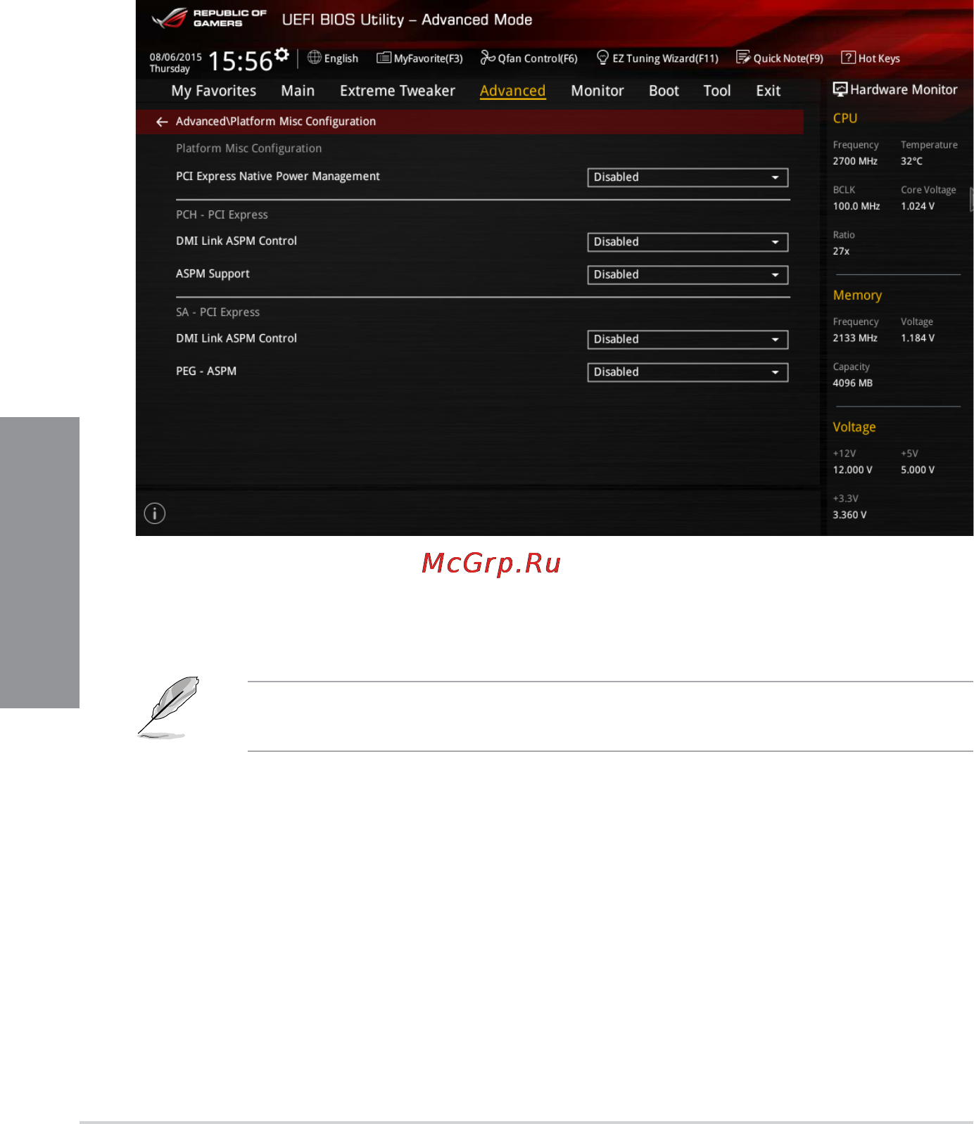 Asus rog maximus viii extreme/assembly [110/226] Platform misc configuration