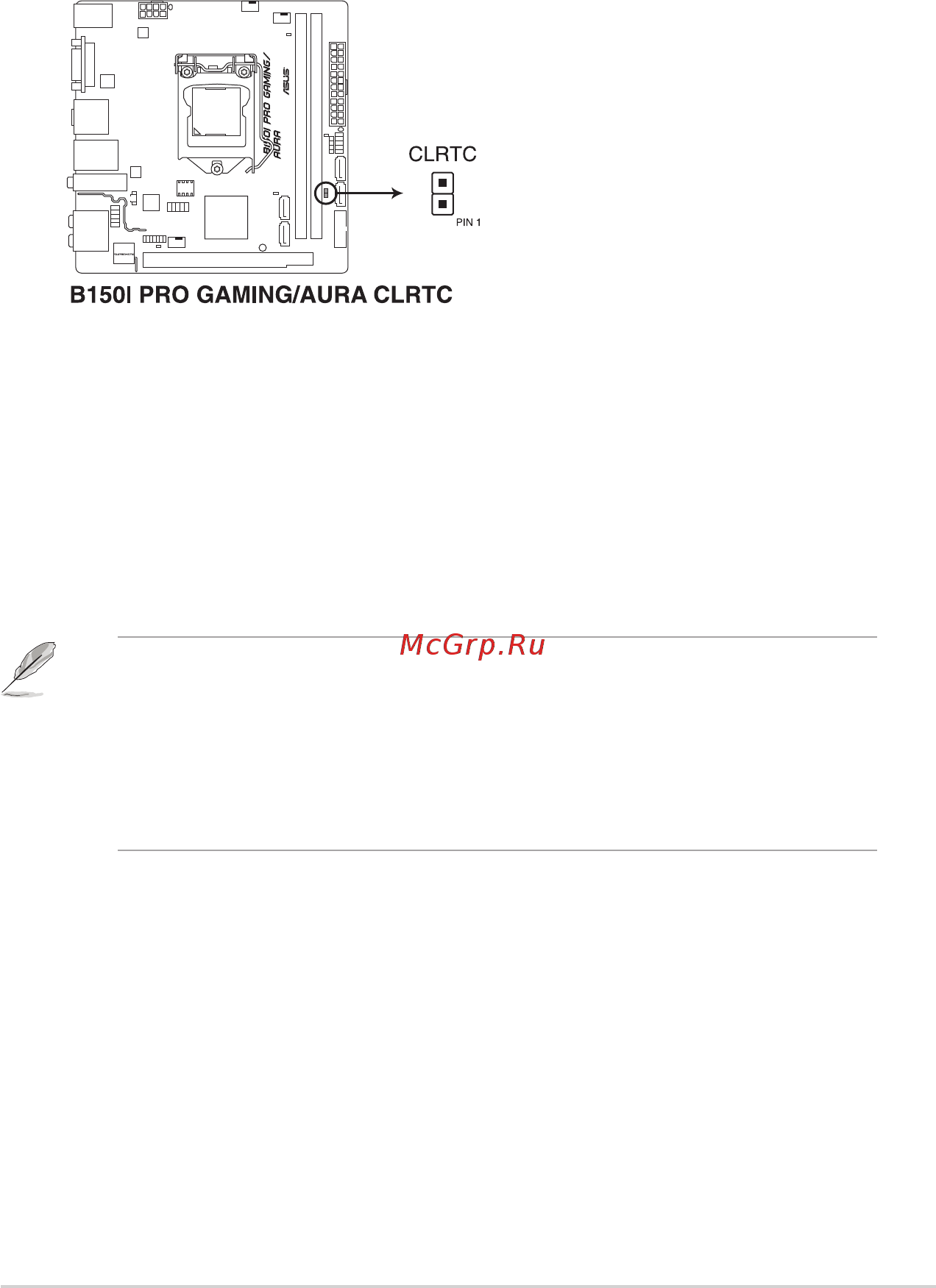 Asus b150i pro gaming/wifi/aura [23/92] Jumpers