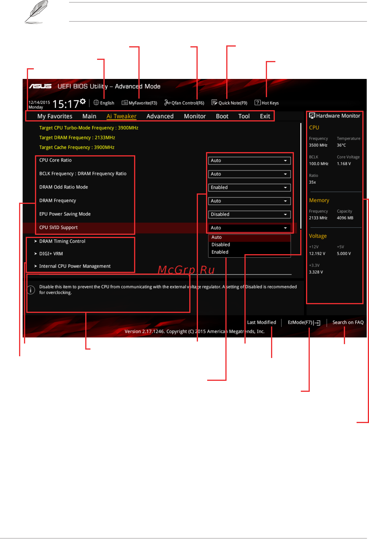 Asus b150i pro gaming/wifi/aura [44/92] Advanced mode