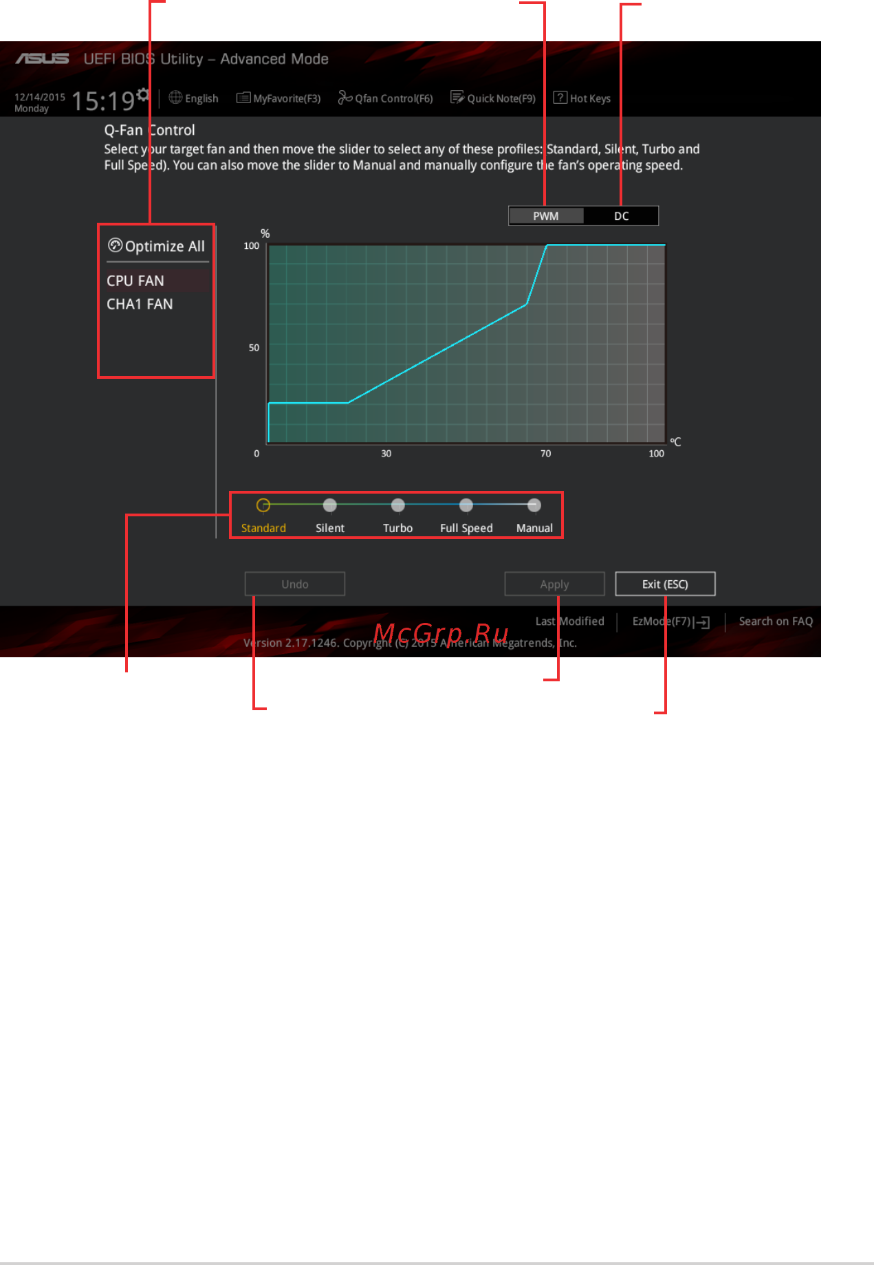 Asus b150i pro gaming/wifi/aura [47/92] Qfan control