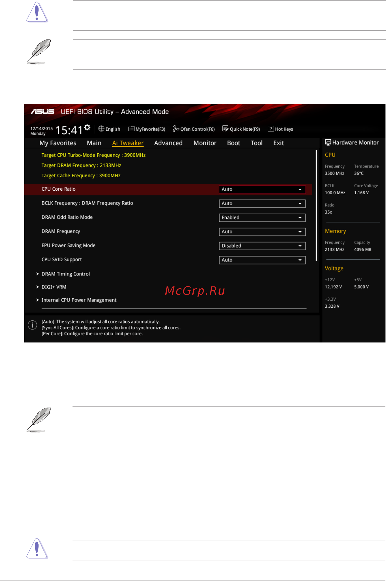Asus b150i pro gaming/wifi/aura [52/92] Cpu core ratio auto