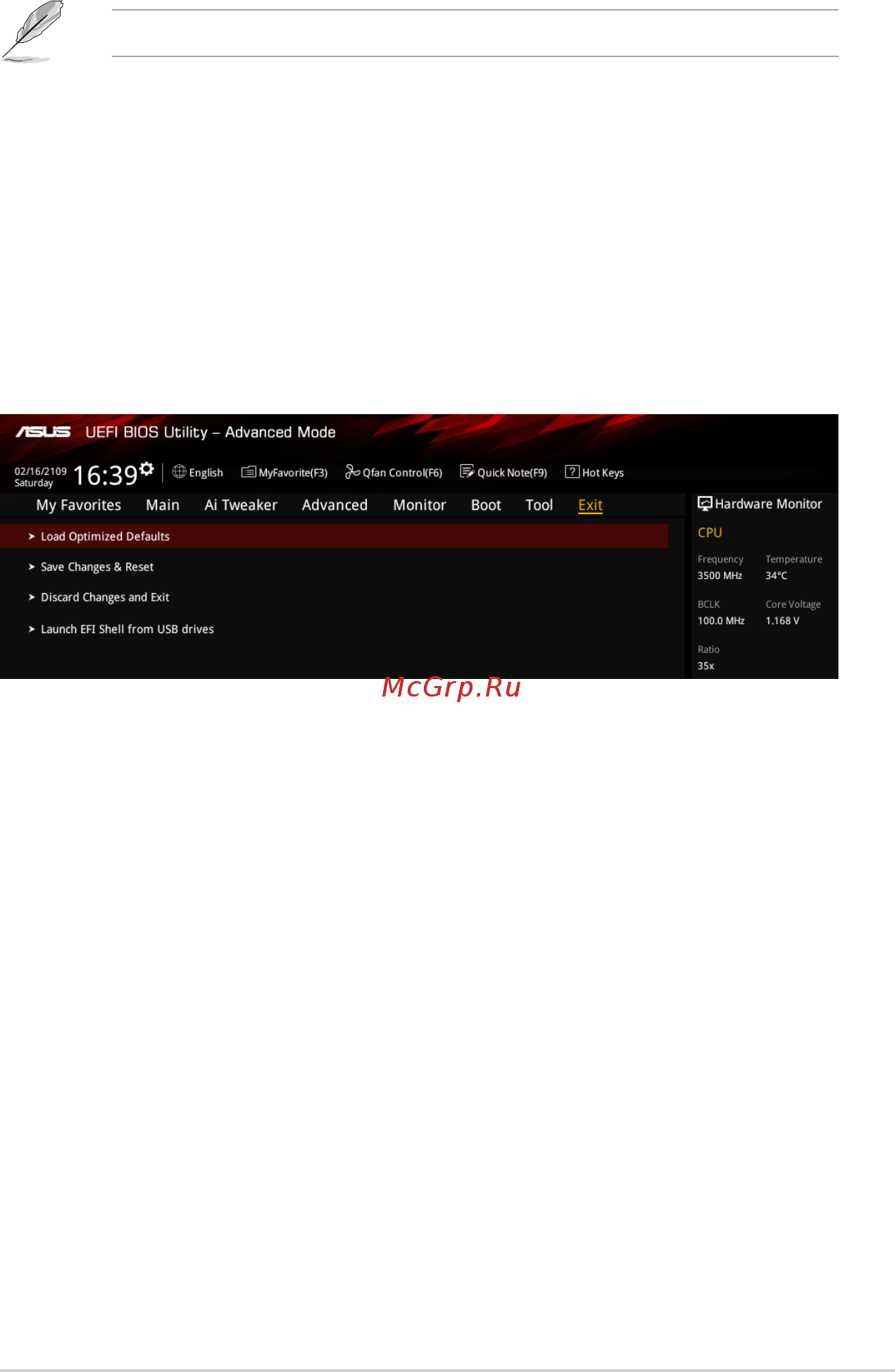 Asus b150i pro gaming/wifi/aura [77/92] Exit menu