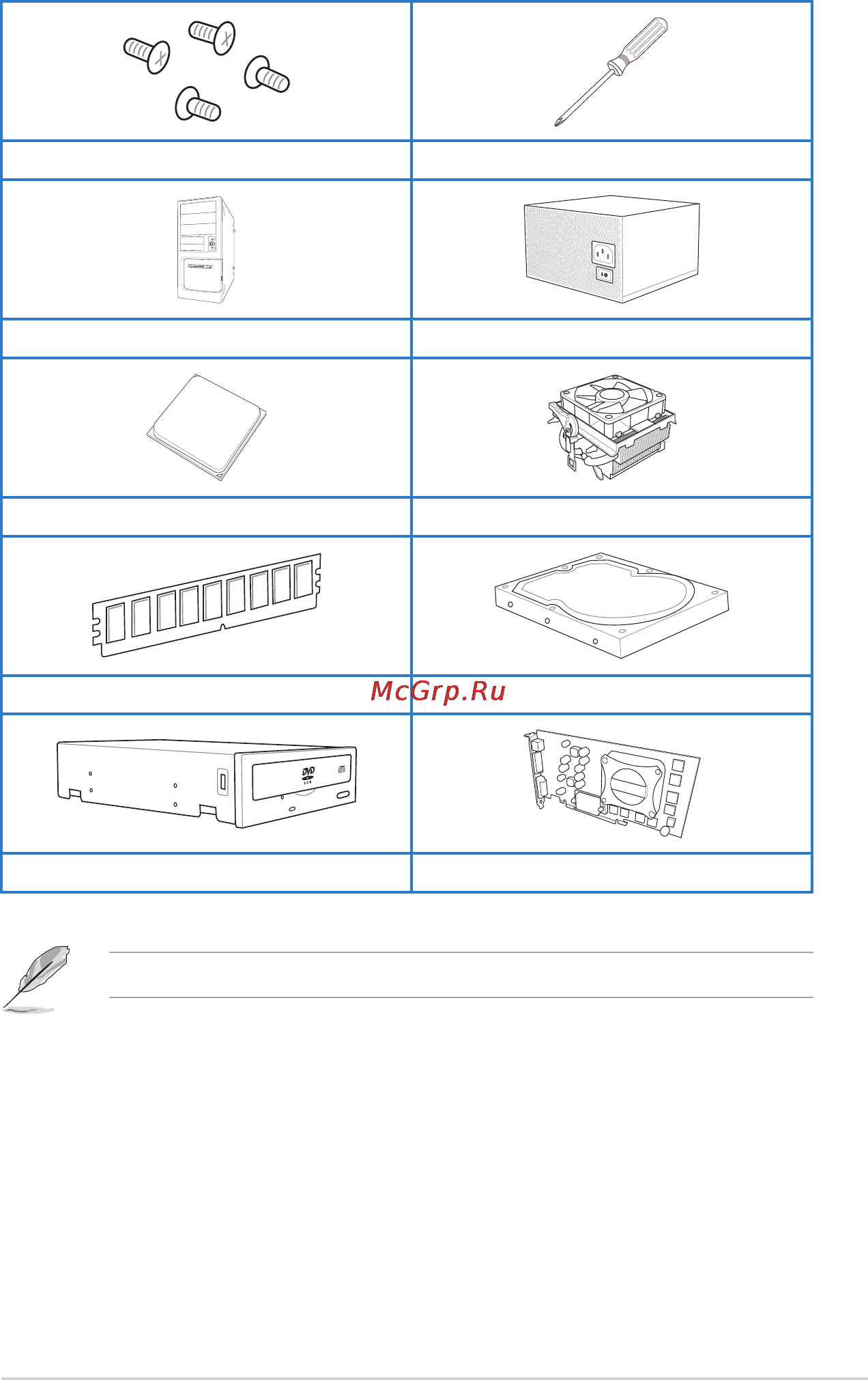 Asus M5A97 LE R2.0 [13/132] Installation tools and components