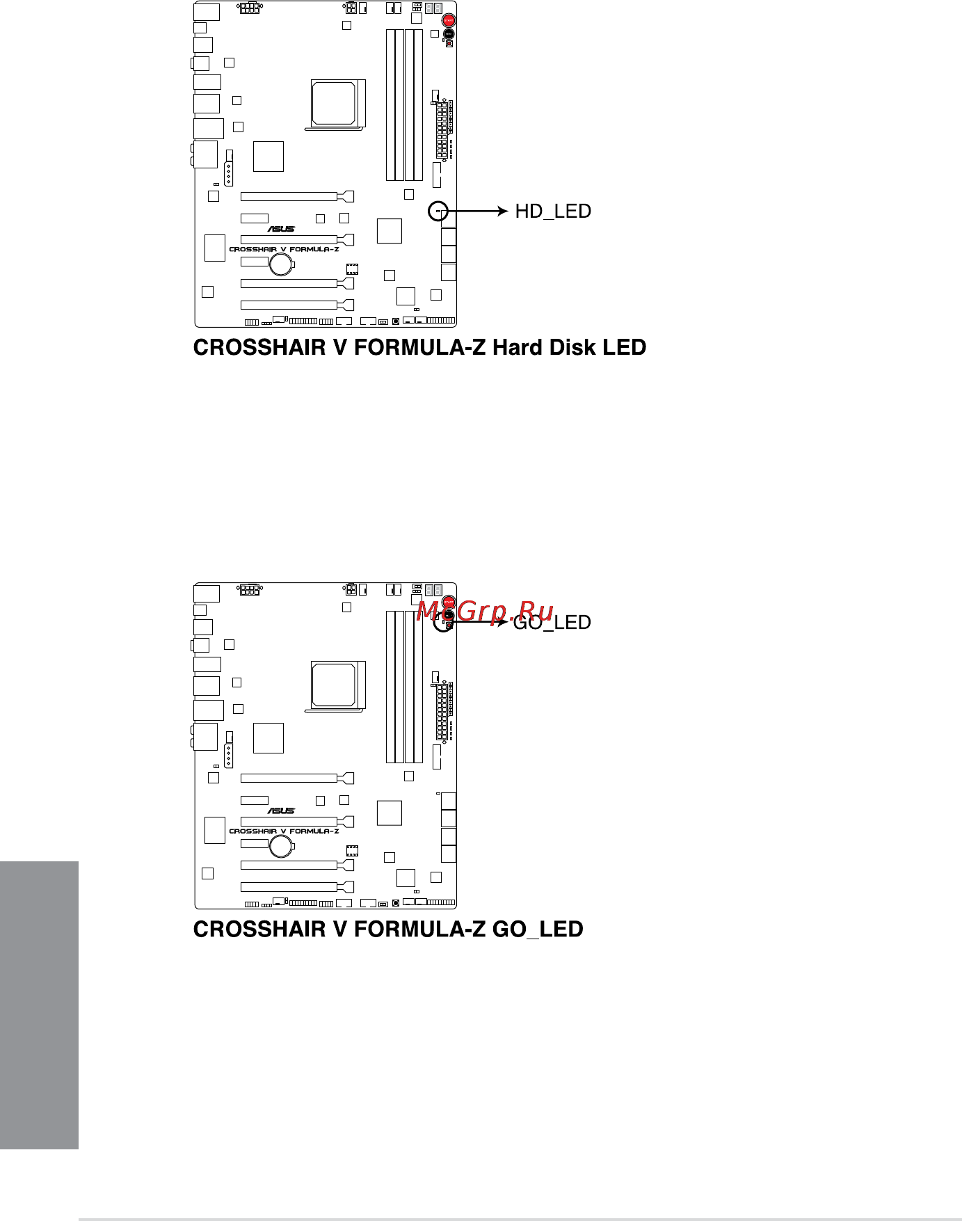 Asus ROG CROSSHAIR V FORMULA-Z [44/190] Onboard leds