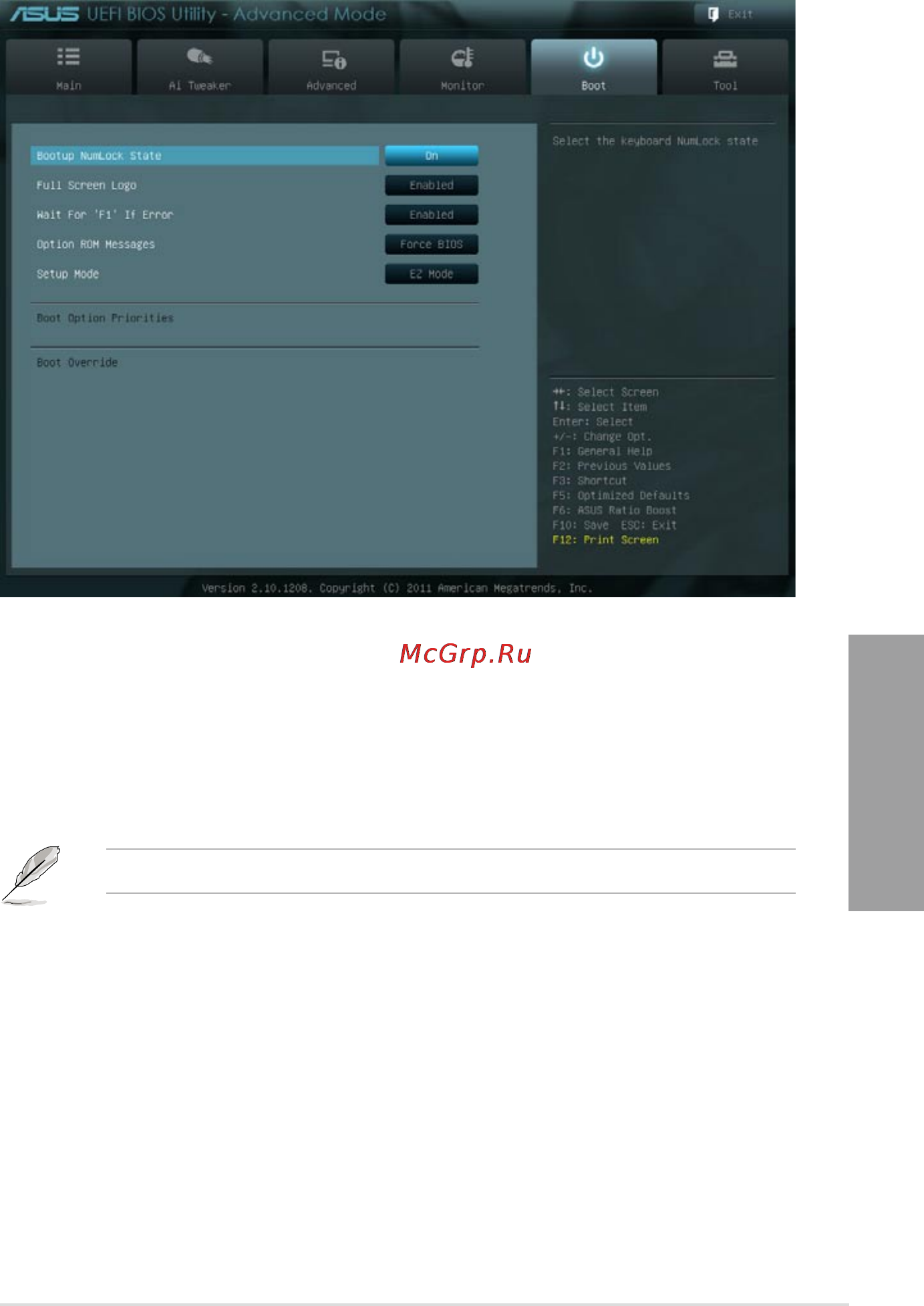 Asus P9X79 [105/156] Boot menu