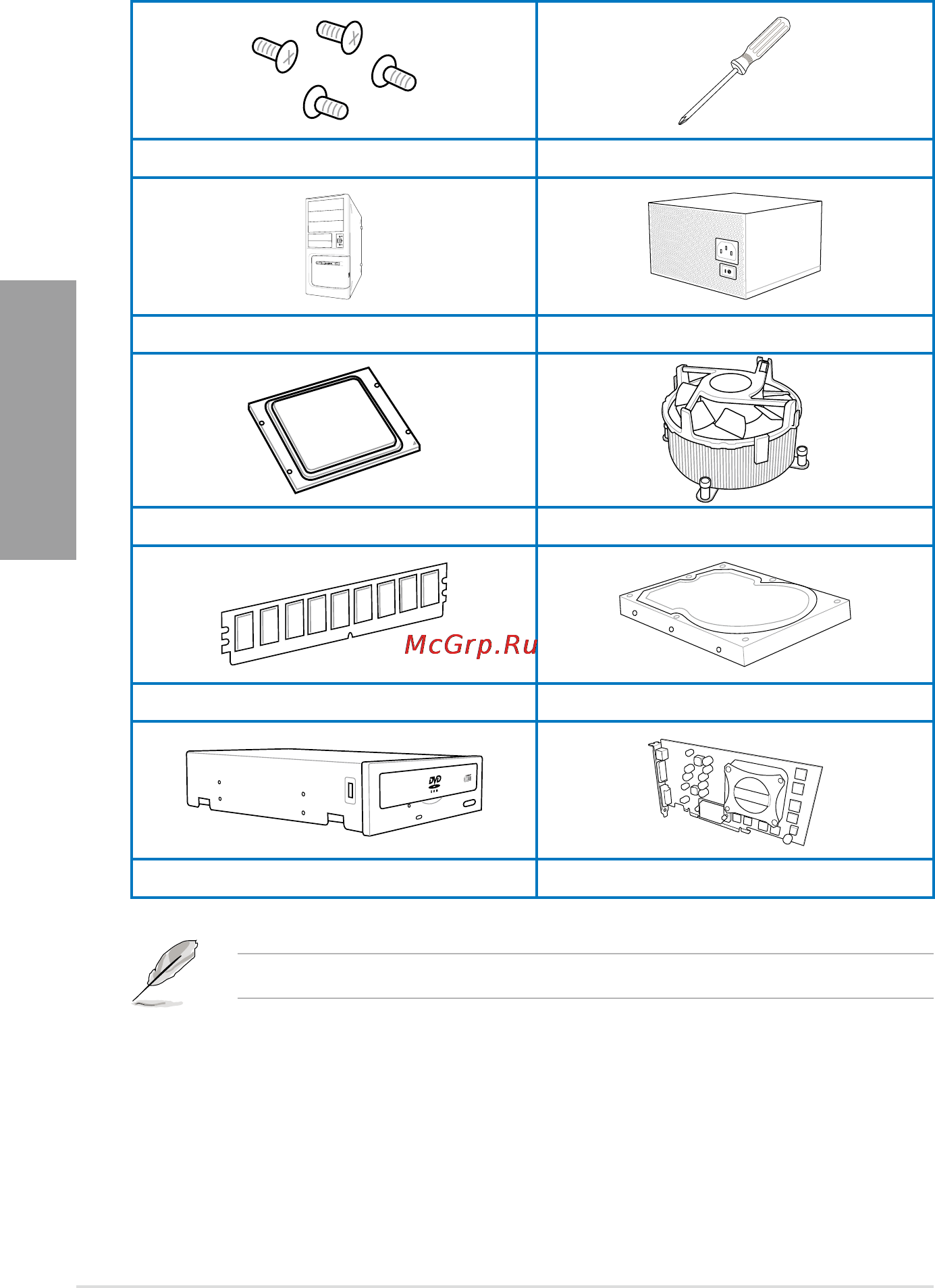 Asus P9X79 [50/156] Building your computer system