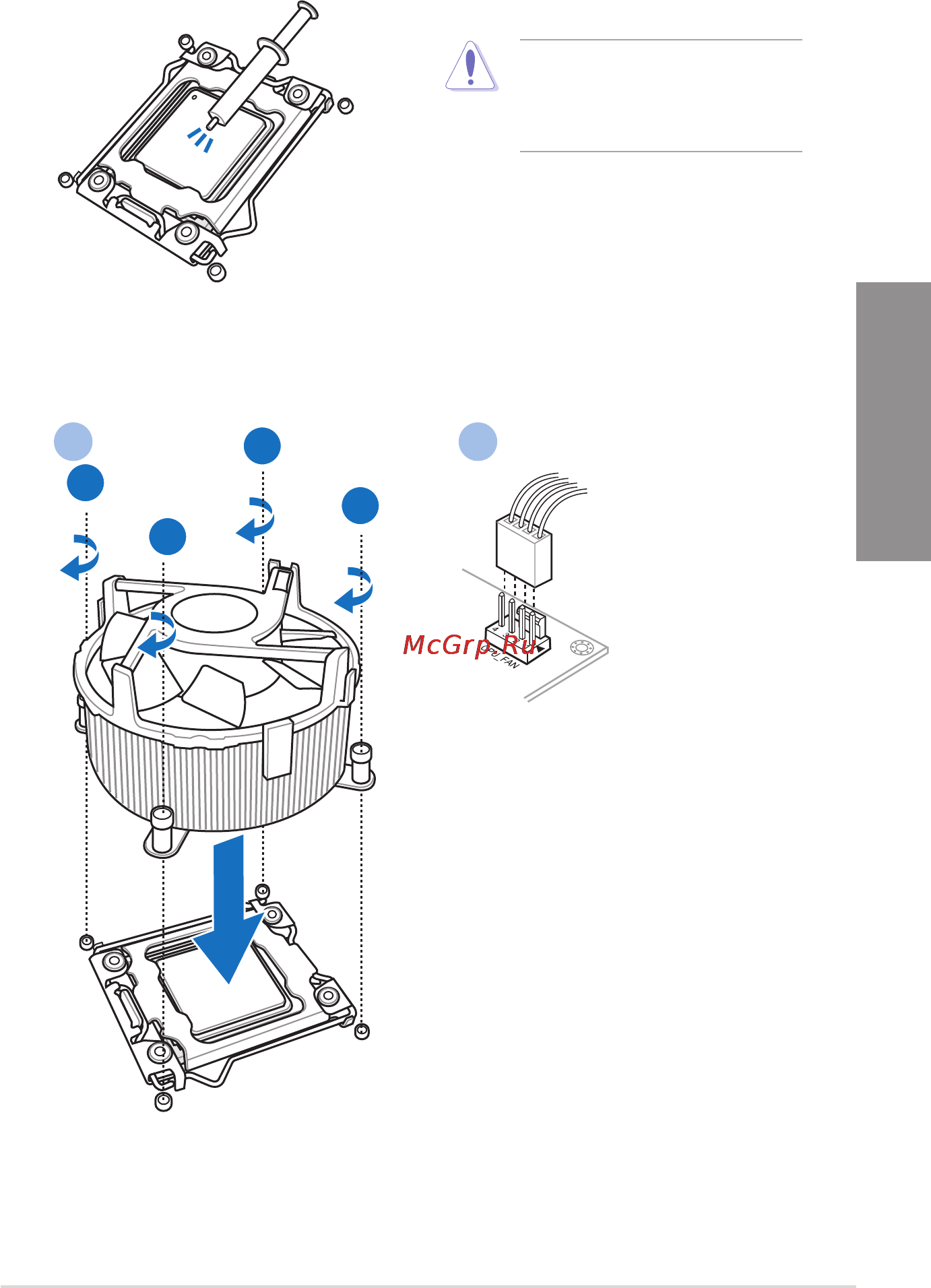 Asus TUF SABERTOOTH X79 [47/148] Cpu heatsink and fan assembly installation