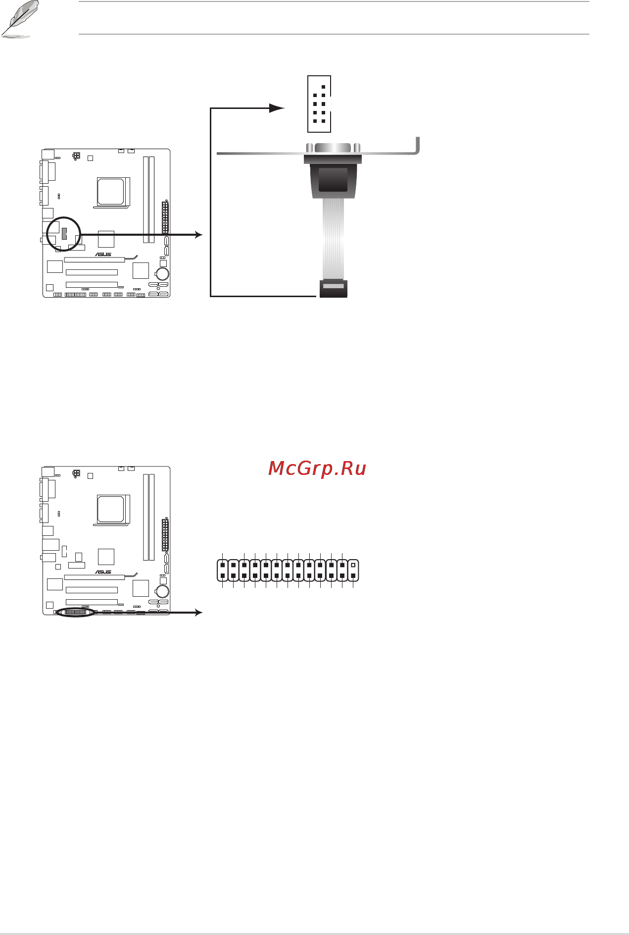 Asus M5A78L-M LE [33/64] M5a78l m le lpt connector