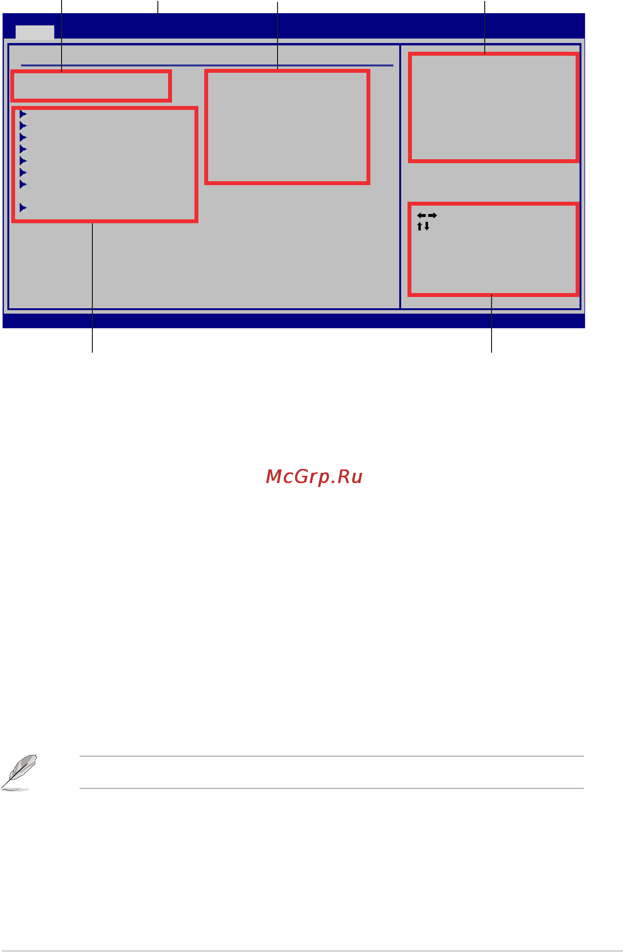 Asus M5A78L-M LE [43/64] Menu bar configuration fields general help