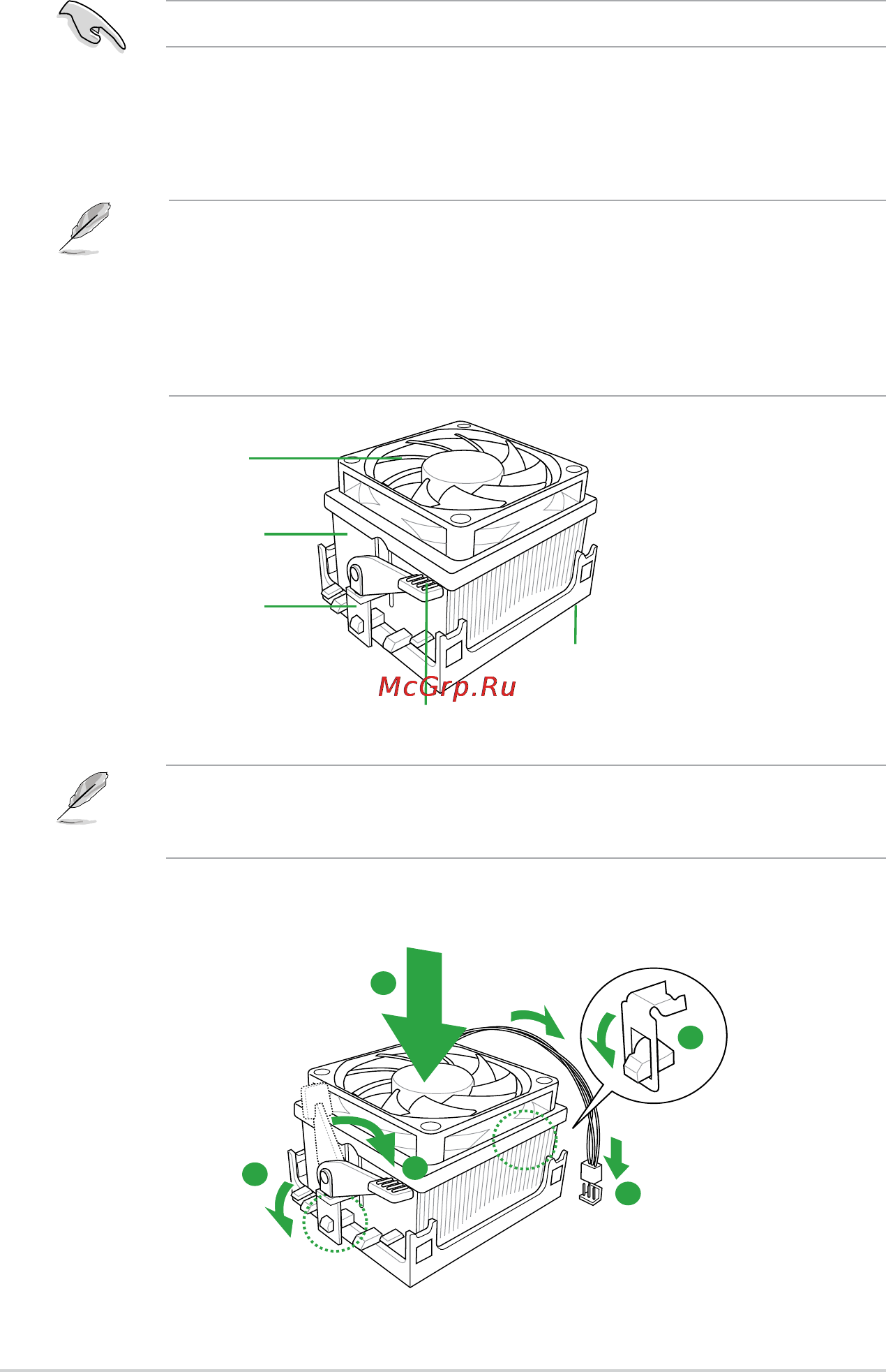 Asus M5A78L-M/USB3 [20/64] Installing the heatsink and fan