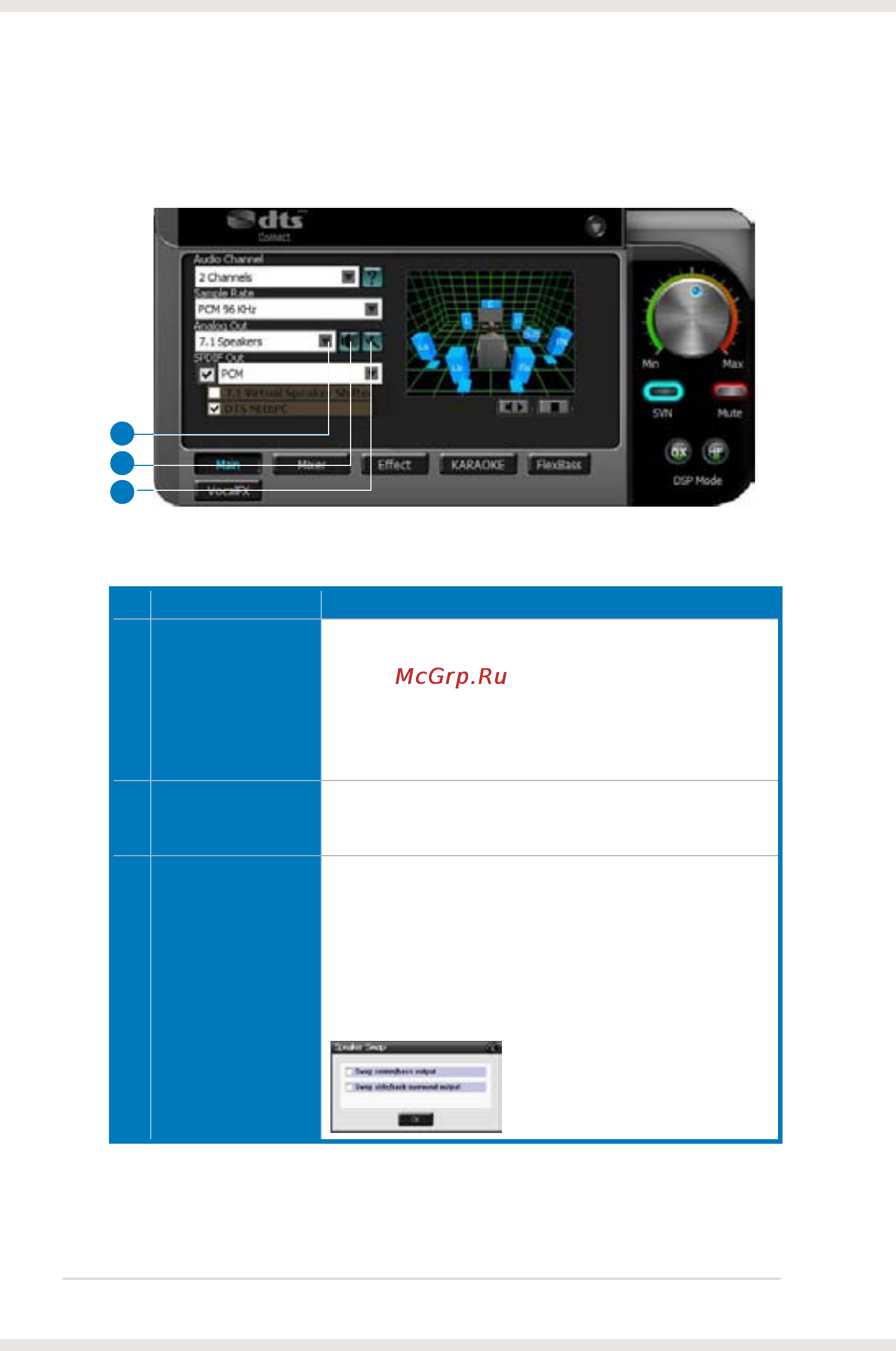 Asus Xonar DS/A [28/54] Analog out mode