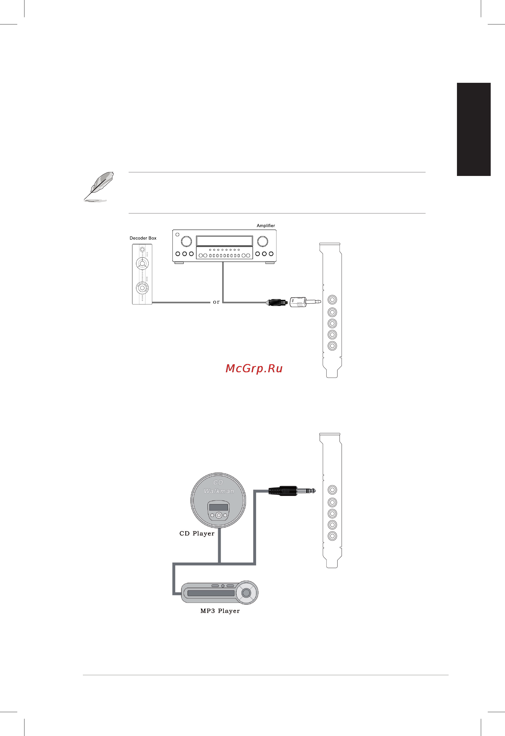 Asus Xonar DX/XD/A [9/80] Plug the optical toslink adaptor into the s pdif out combo connector then connect your decoder s s pdif in port to the optical adaptor with the toslink optical cable