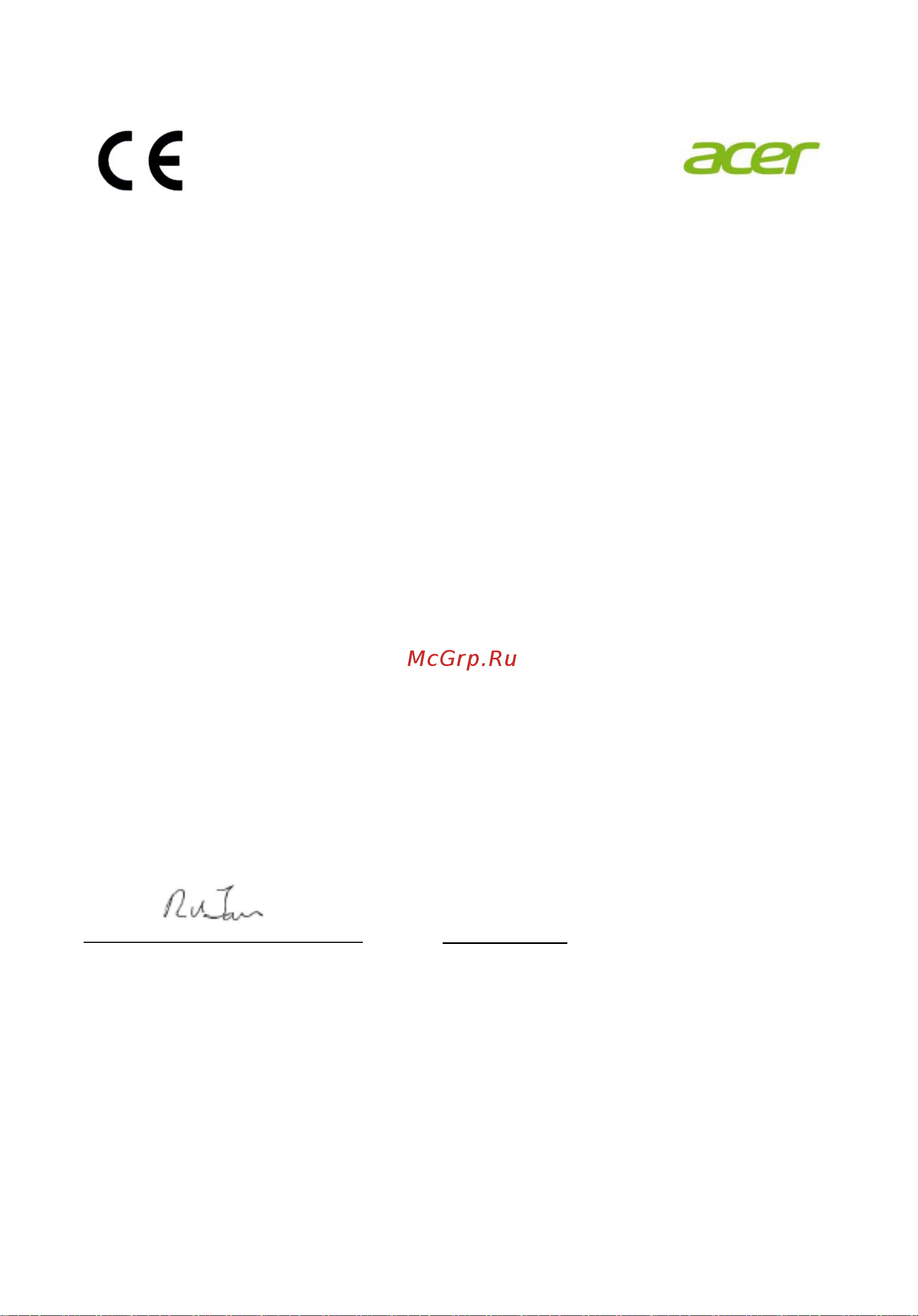 Acer K222HQLCbid [10/27] Declaration of conformity