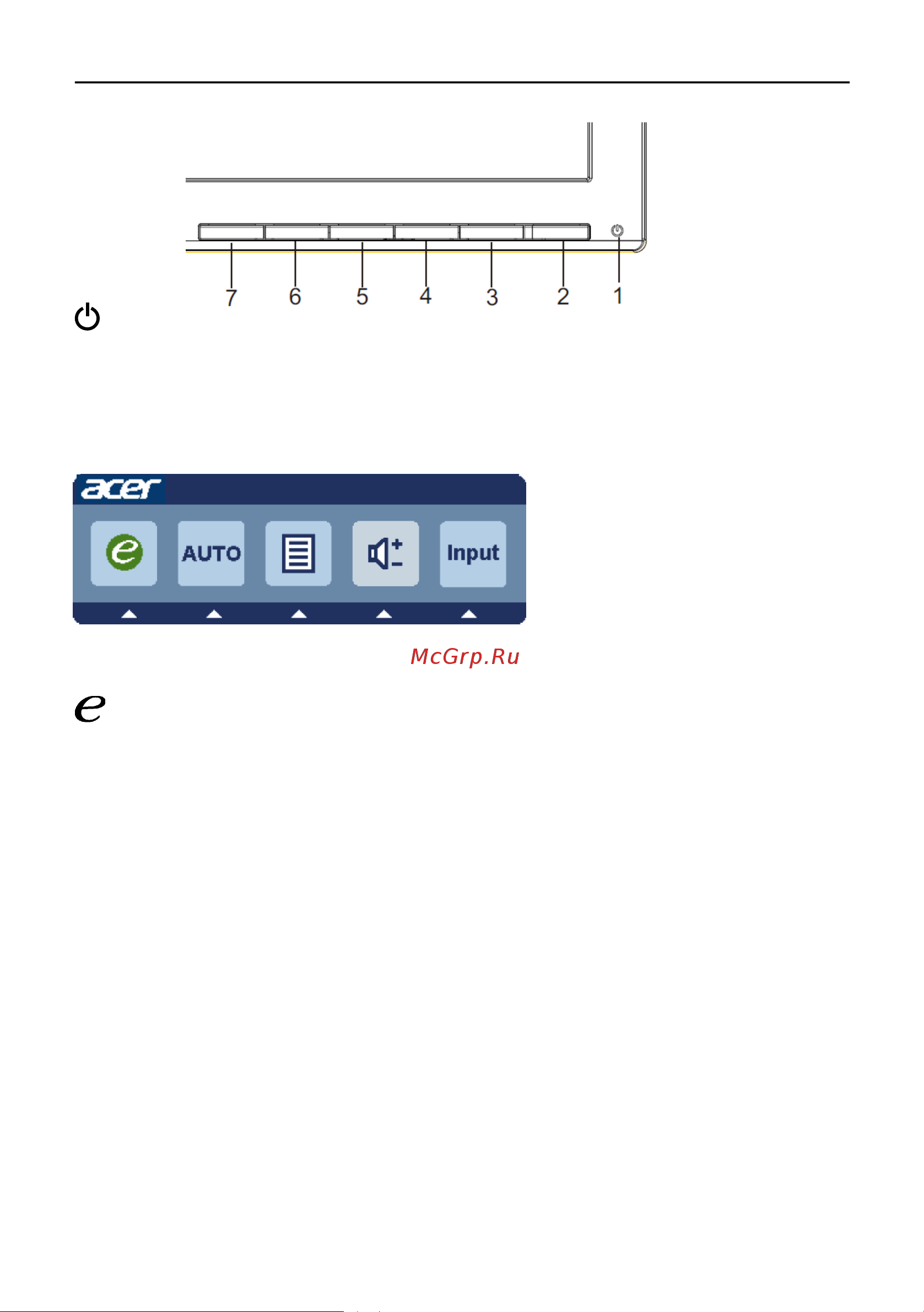 Acer v236hlbd [20/27] Элементы