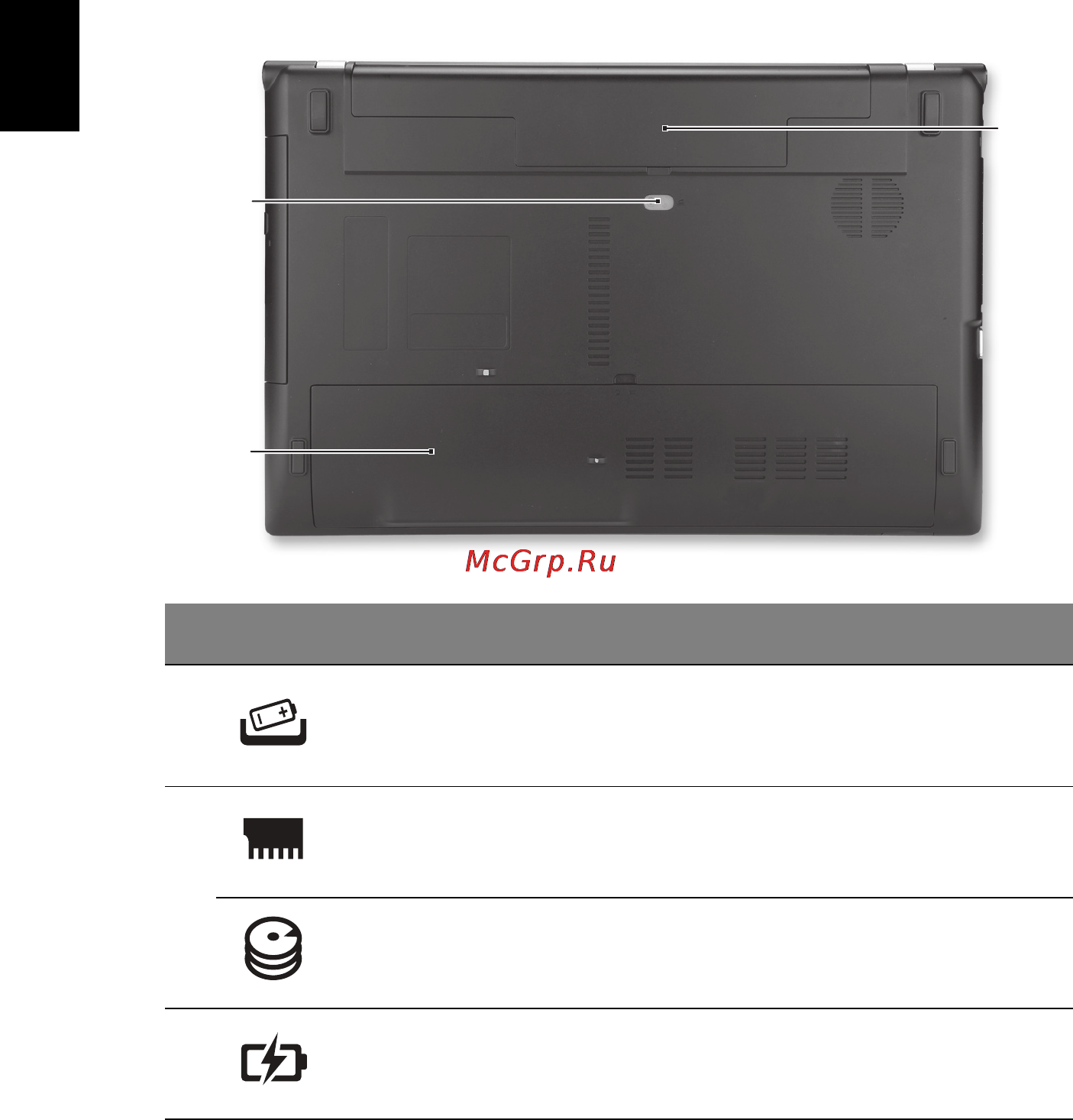 Acer aspire v3-571g-53236g75maii, nx.m6aer.005 [12/308] Base view