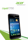 Acer liquid e700 black Инструкция по эксплуатации