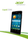 Acer liquid z500 black Инструкция по эксплуатации