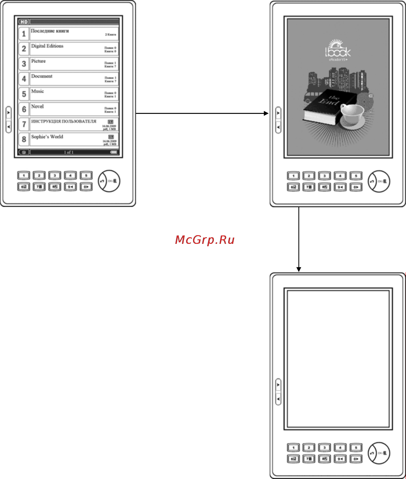 lbook eReader V3+ Black Инструкция по эксплуатации онлайн [12/57] 149660