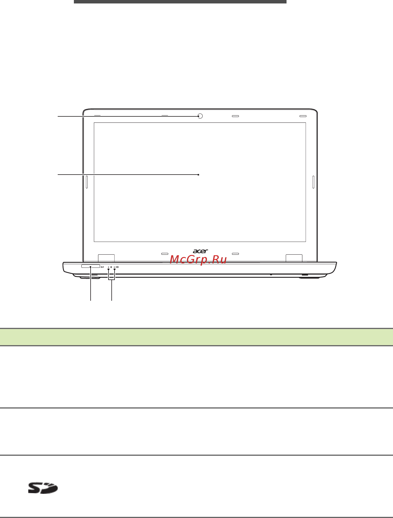 Acer aspire v3-574g-54uh, nx.g1ter.004 [9/99] Вид на экран