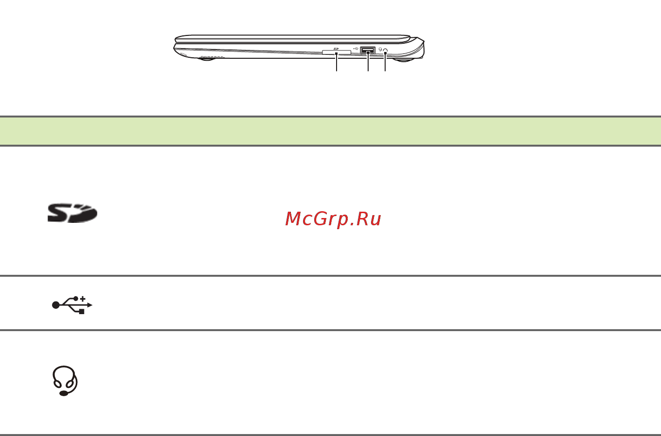 Acer aspire es1-331-p9fu, nx.mzuer.005 [12/95] Вид справа