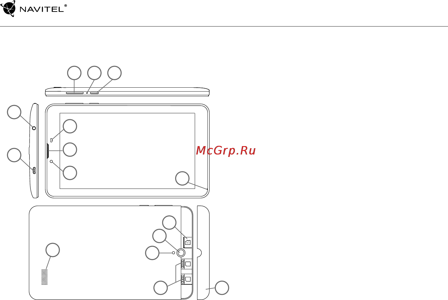 Navitel A735 [3/12] Внешний вид прибора