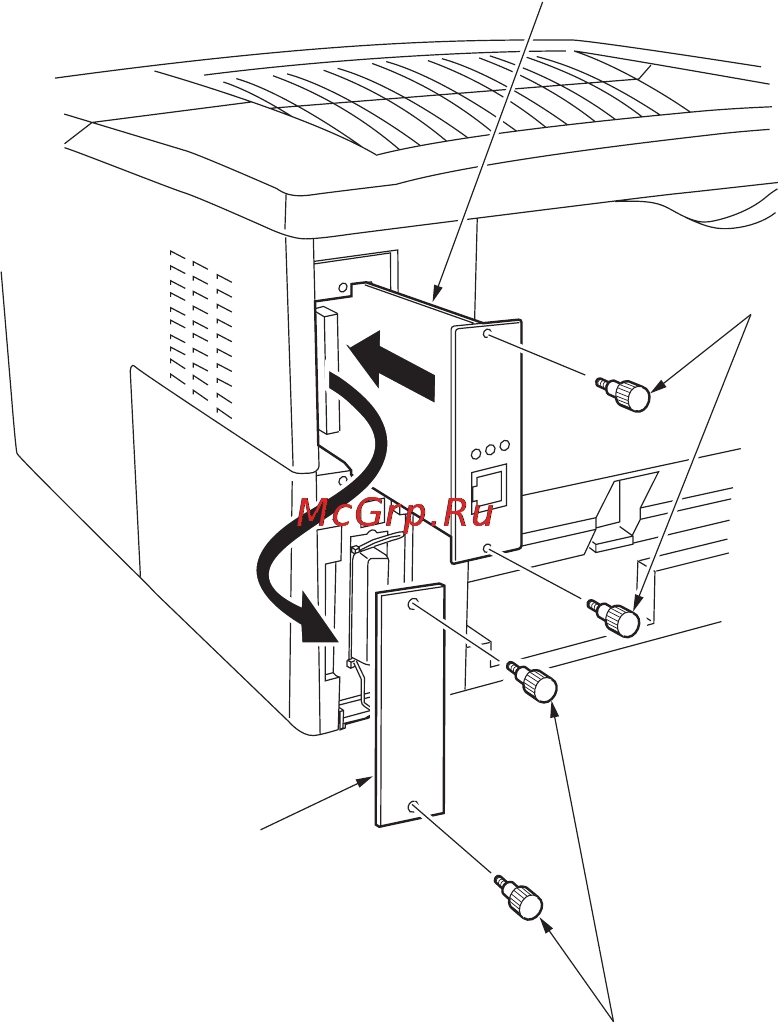 Kyocera FS-1030D [31/140] 3 4 installing the network interface card option